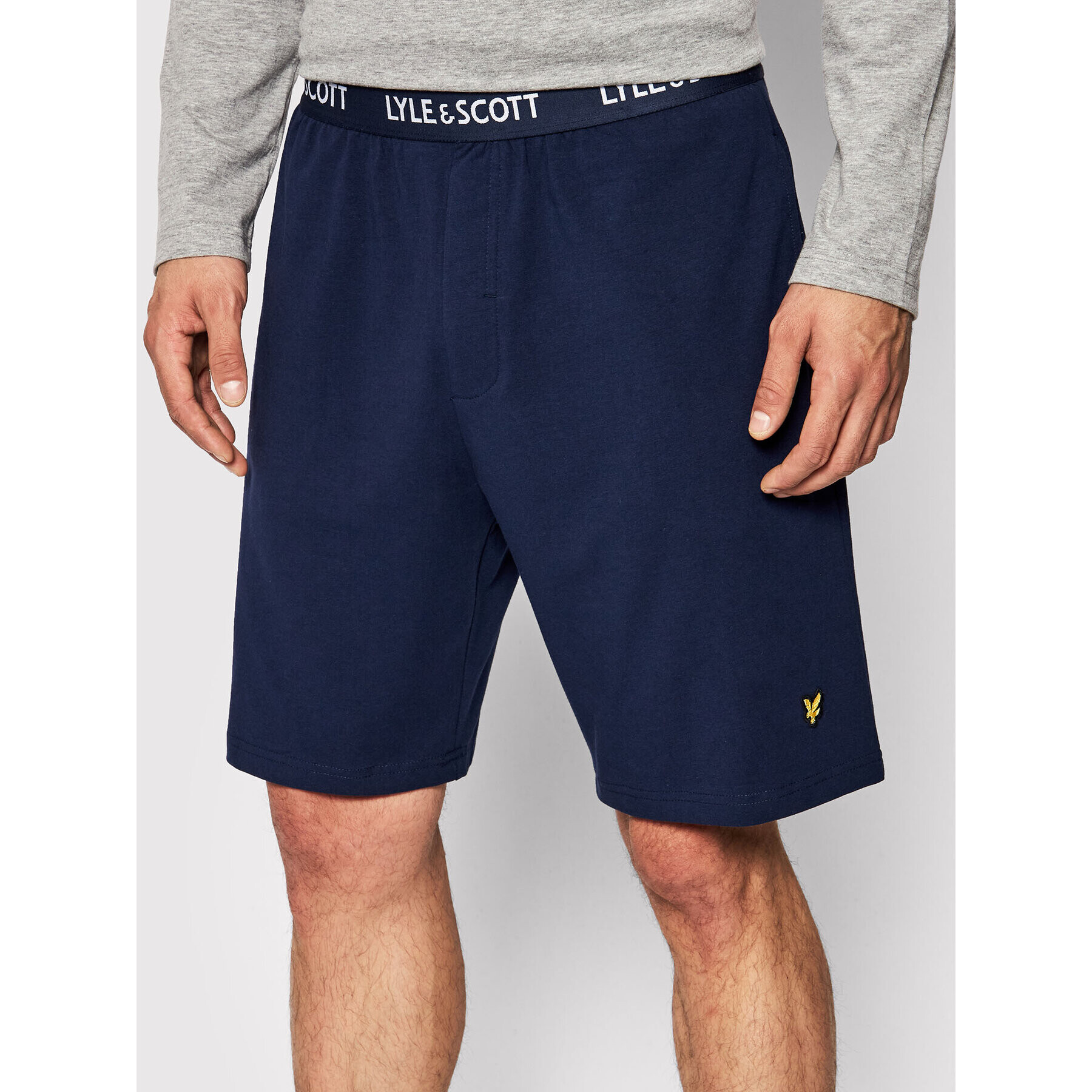 Lyle & Scott Пижама Hugo LSLSET921 Сив - Pepit.bg