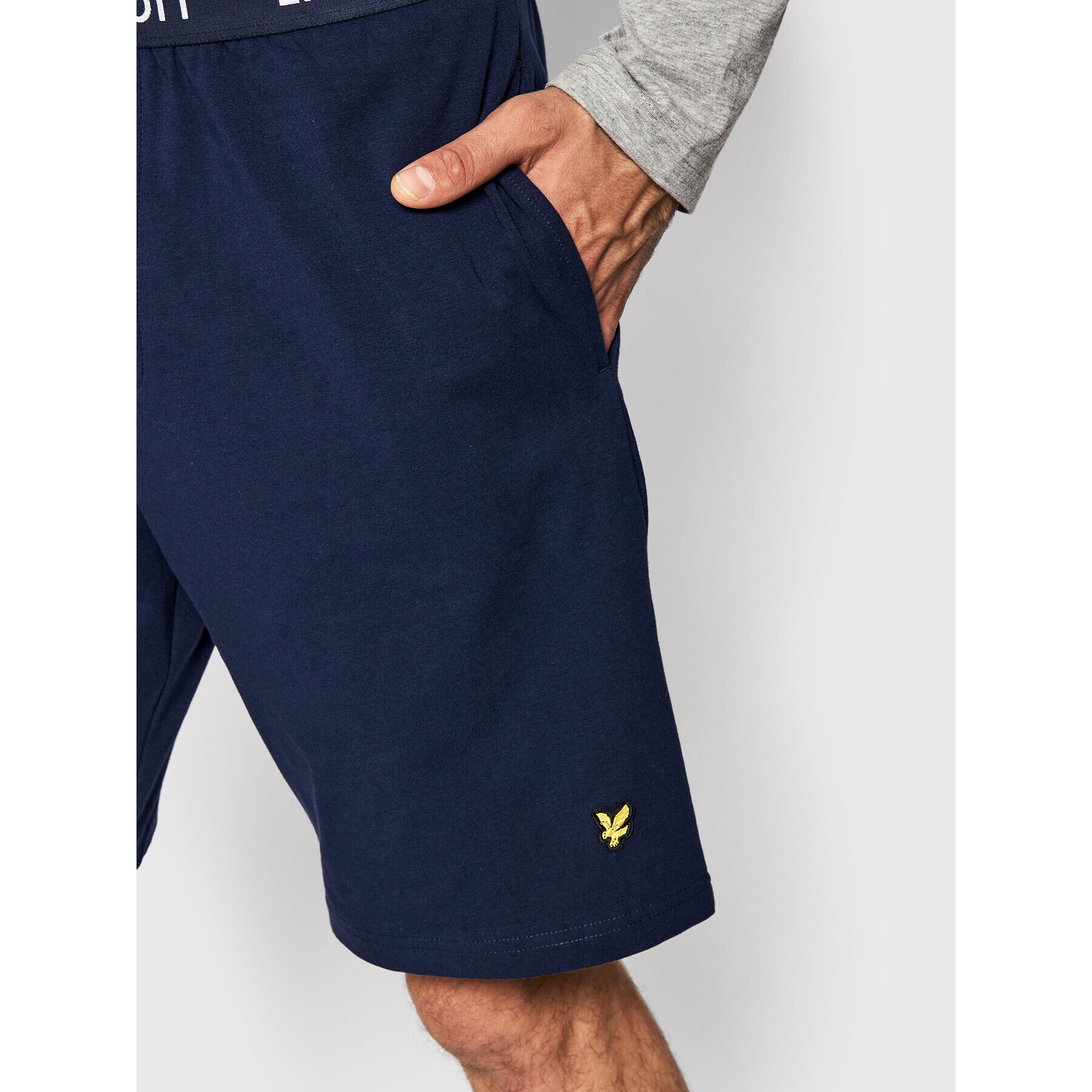 Lyle & Scott Пижама Hugo LSLSET921 Сив - Pepit.bg
