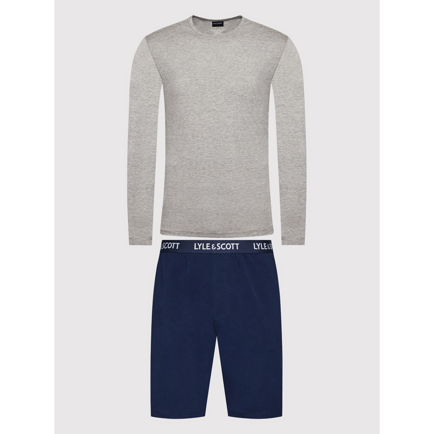 Lyle & Scott Пижама Hugo LSLSET921 Сив - Pepit.bg
