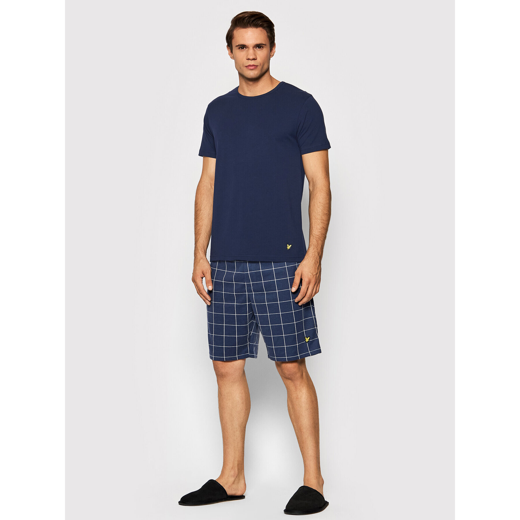 Lyle & Scott Пижама Kyle LSLSET903 Тъмносин - Pepit.bg