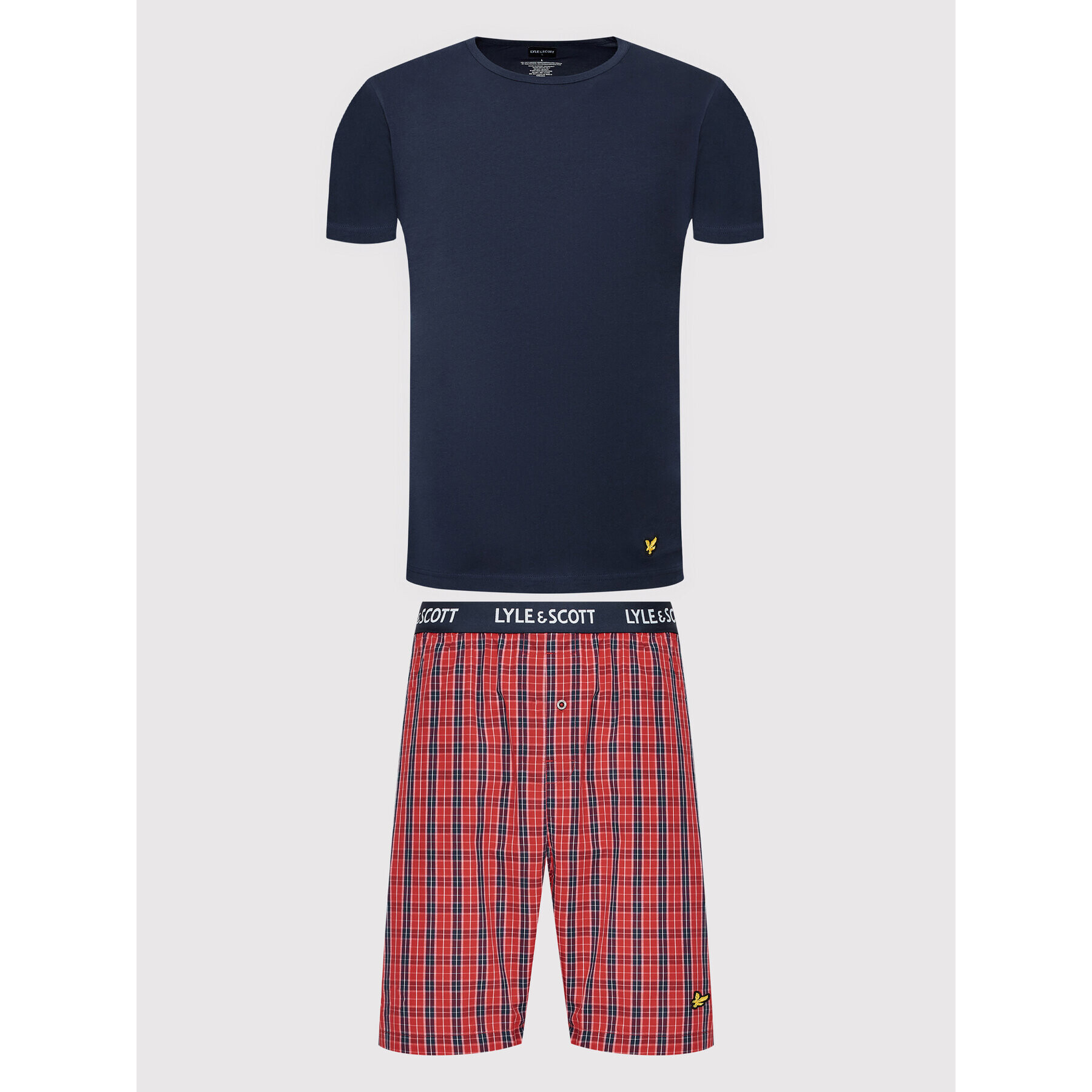 Lyle & Scott Пижама Kyle LSLSET903 Цветен Regular Fit - Pepit.bg