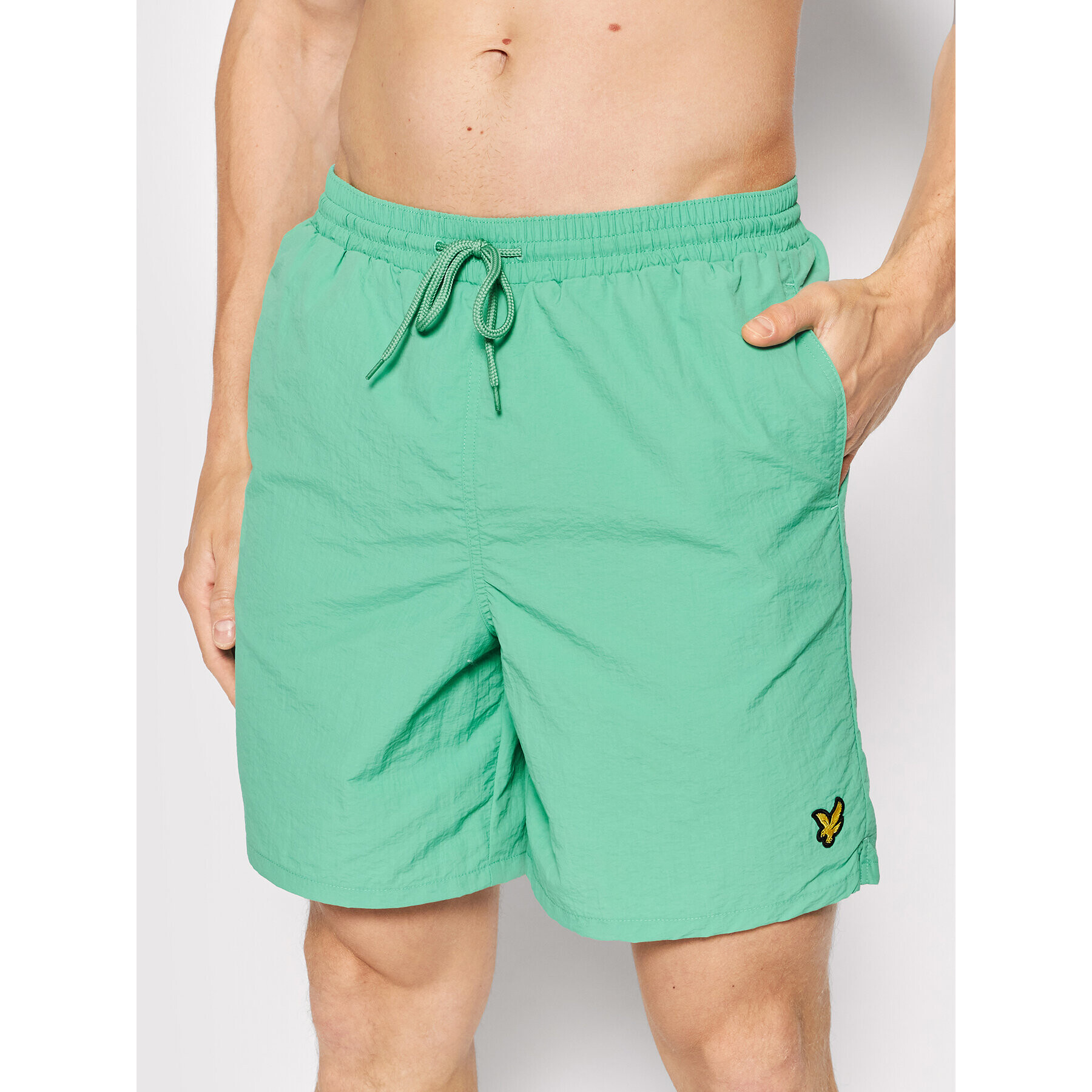 Lyle & Scott Плувни шорти SH1204V Зелен Regular Fit - Pepit.bg