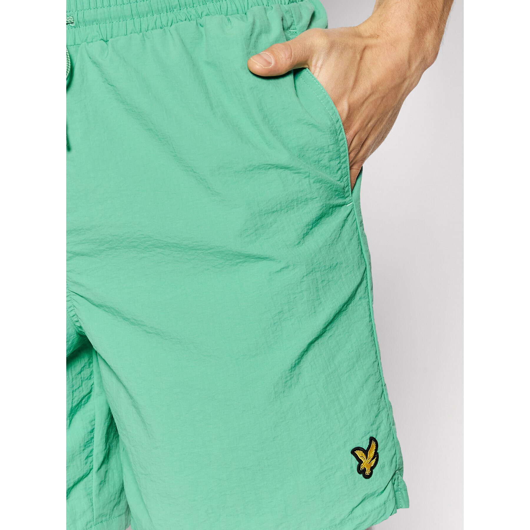 Lyle & Scott Плувни шорти SH1204V Зелен Regular Fit - Pepit.bg