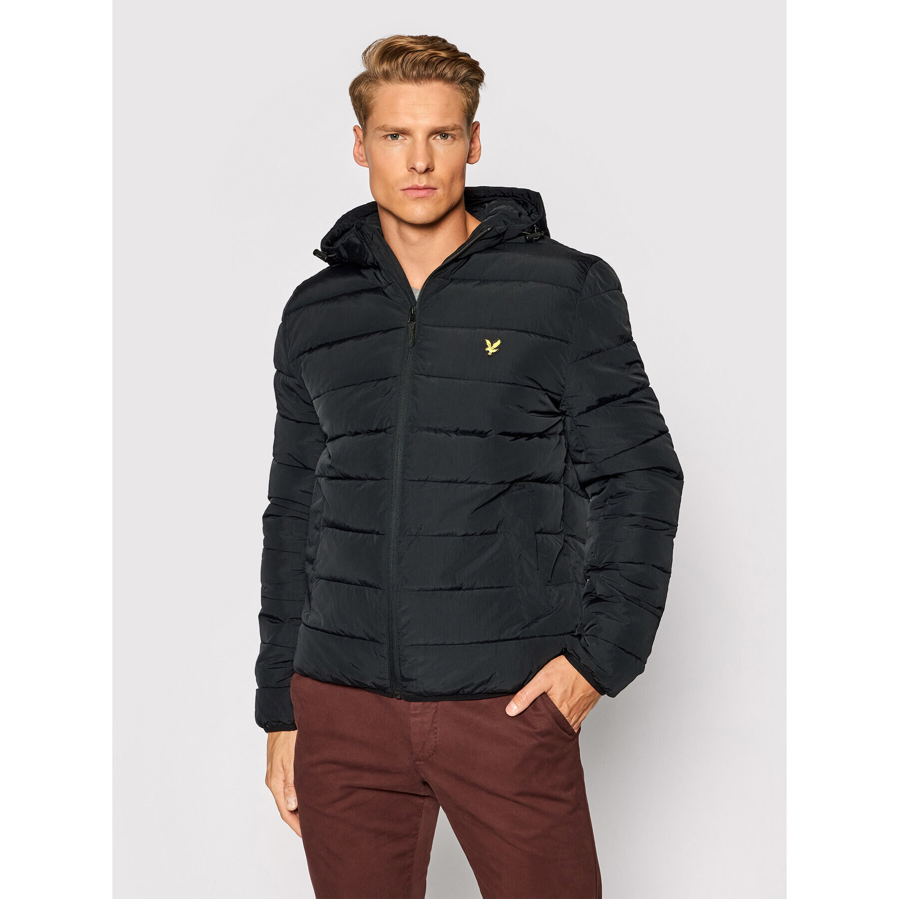 Lyle & Scott Пухено яке JK1546V Черен Regular Fit - Pepit.bg