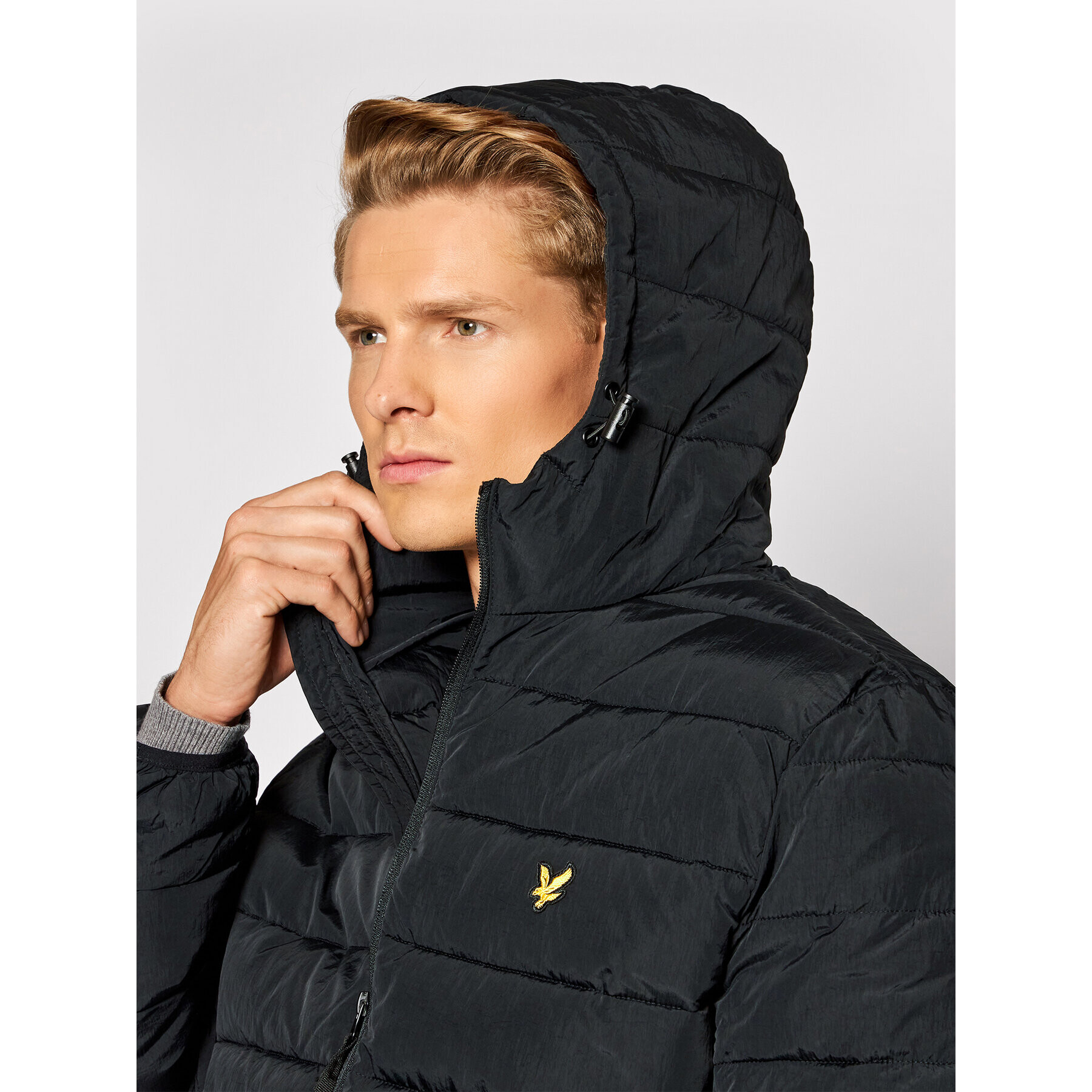 Lyle & Scott Пухено яке JK1546V Черен Regular Fit - Pepit.bg