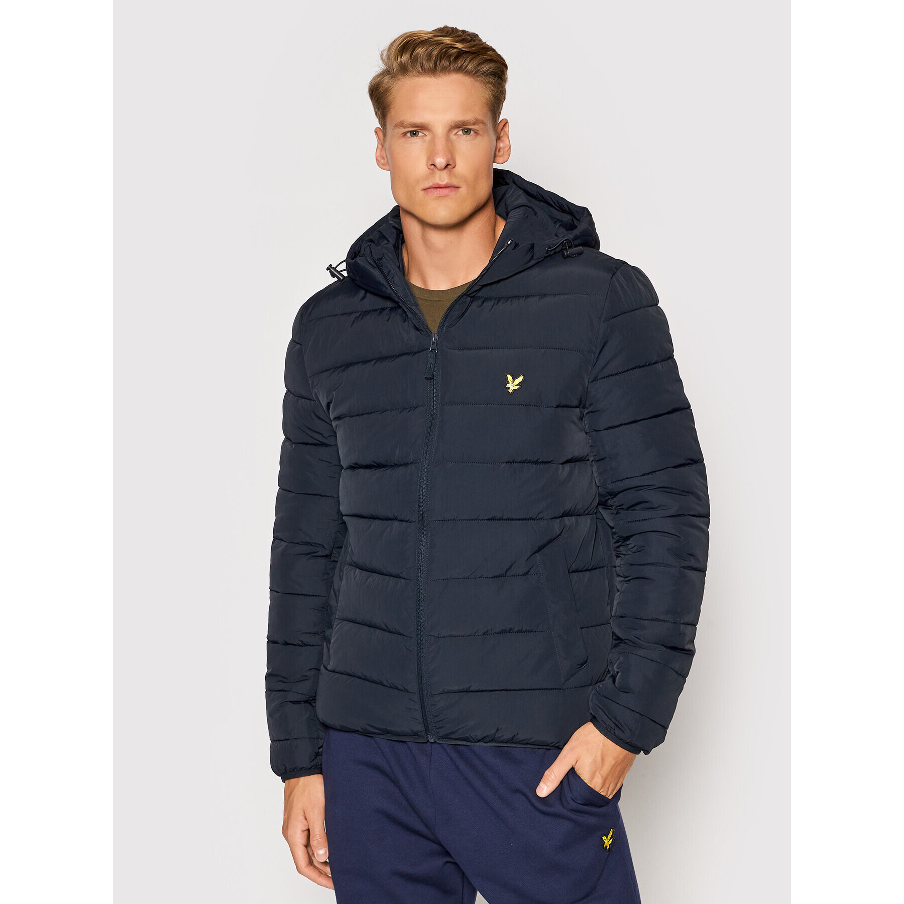 Lyle & Scott Пухено яке Puffer JK1546V Тъмносин Regular Fit - Pepit.bg