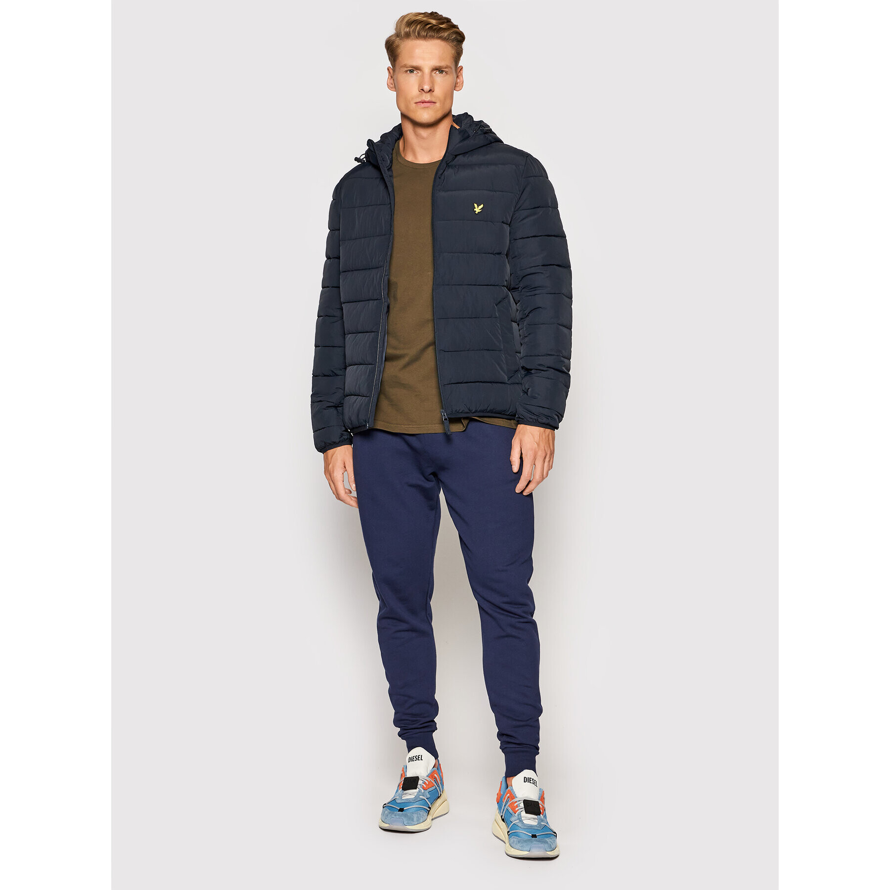 Lyle & Scott Пухено яке Puffer JK1546V Тъмносин Regular Fit - Pepit.bg