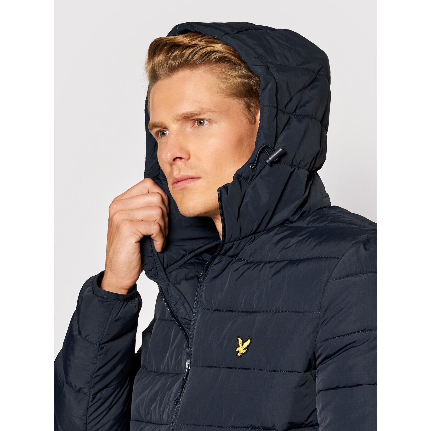 Lyle & Scott Пухено яке Puffer JK1546V Тъмносин Regular Fit - Pepit.bg