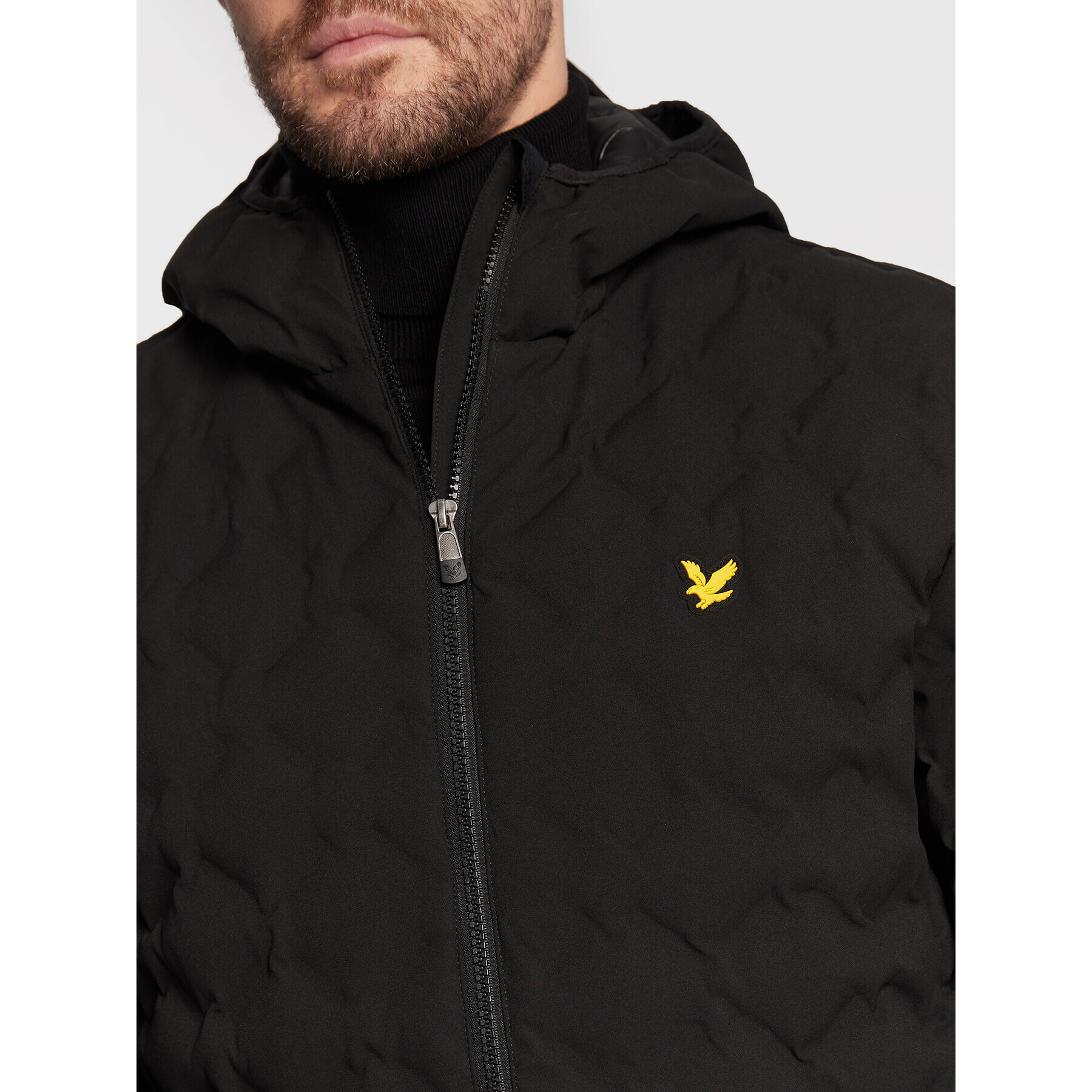 Lyle & Scott Пухено яке The Glen JK1770SP Черен Regular Fit - Pepit.bg