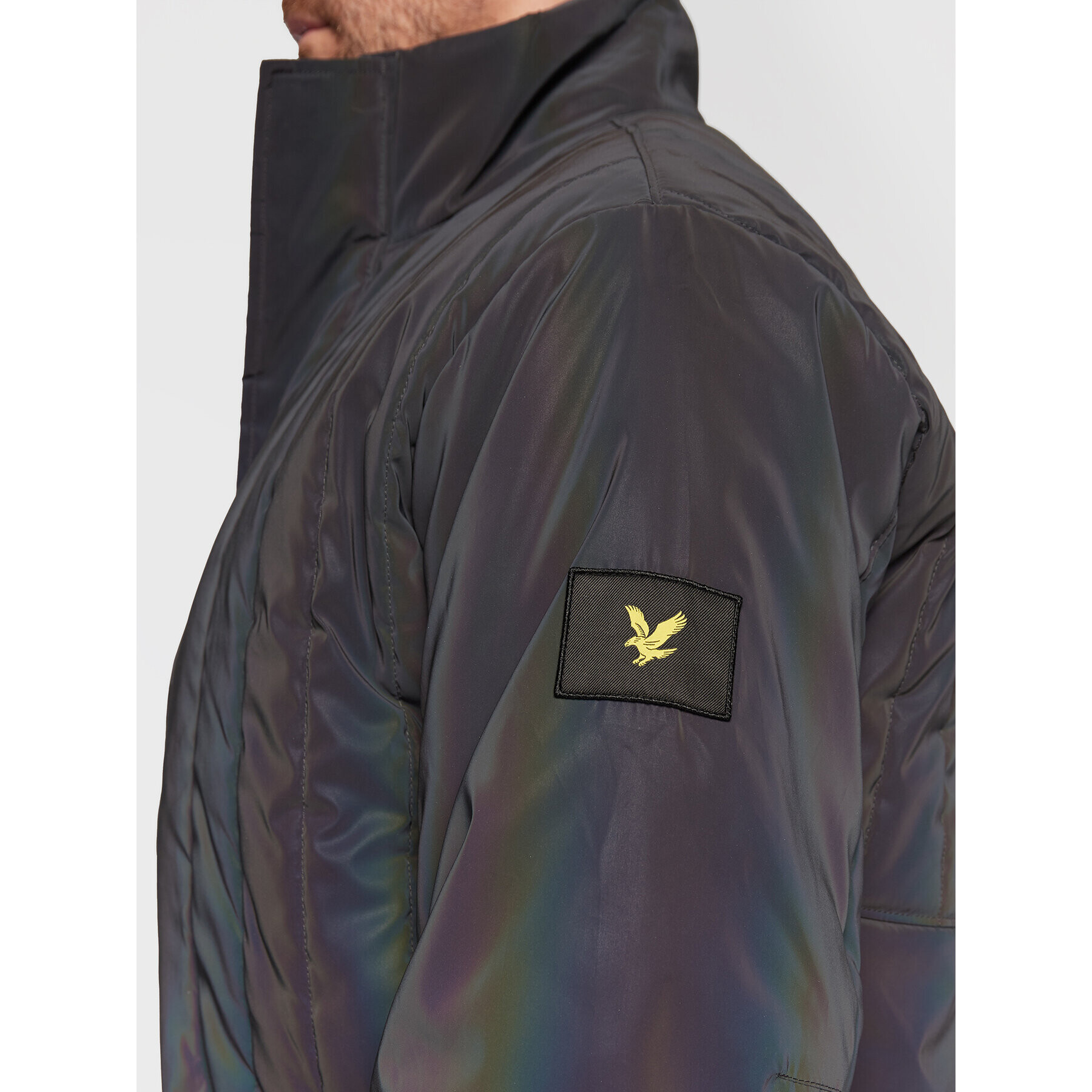 Lyle & Scott Пухено яке Iridescent JK1744V Виолетов Regular Fit - Pepit.bg