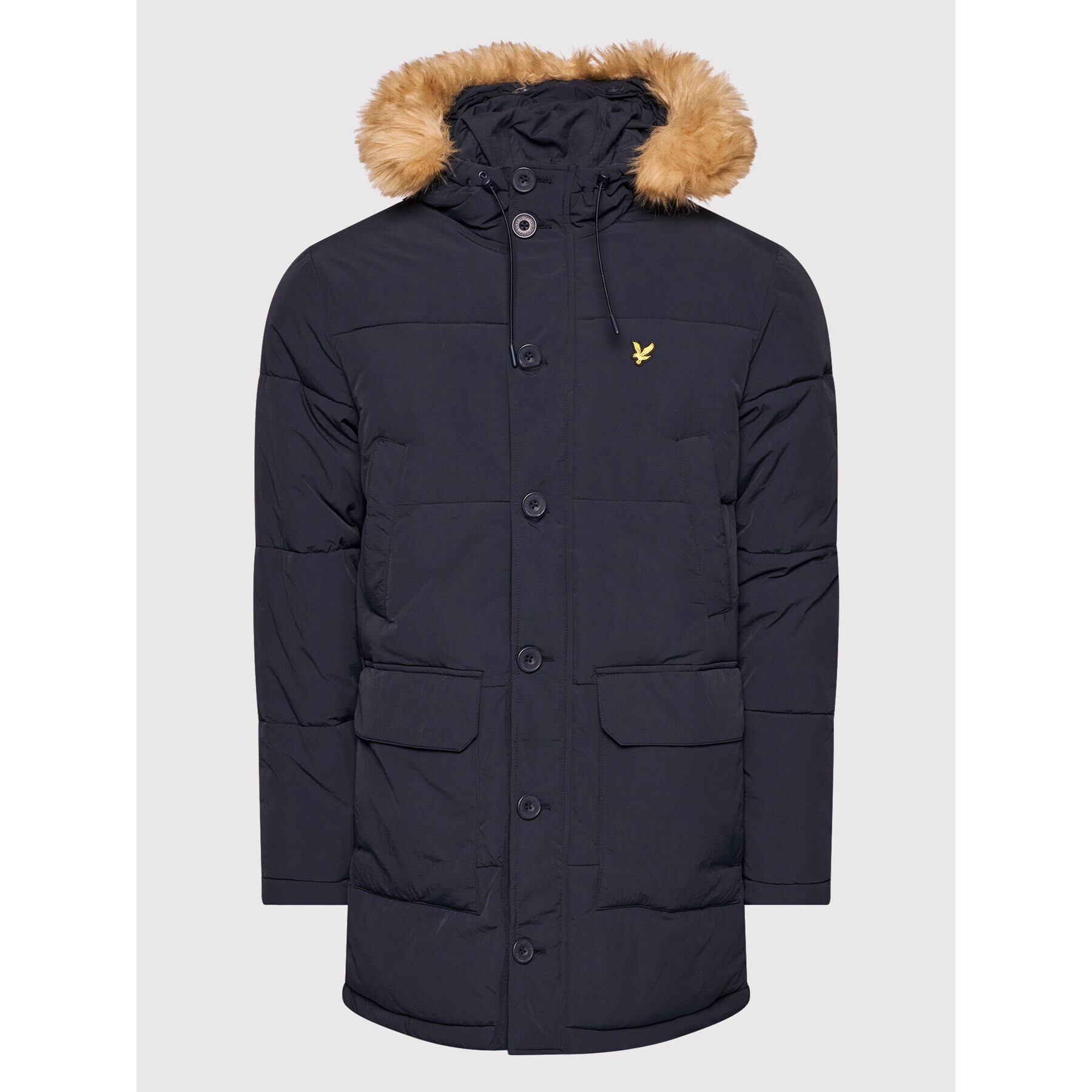 Lyle & Scott Пухено яке JK1320V Тъмносин Regular Fit - Pepit.bg