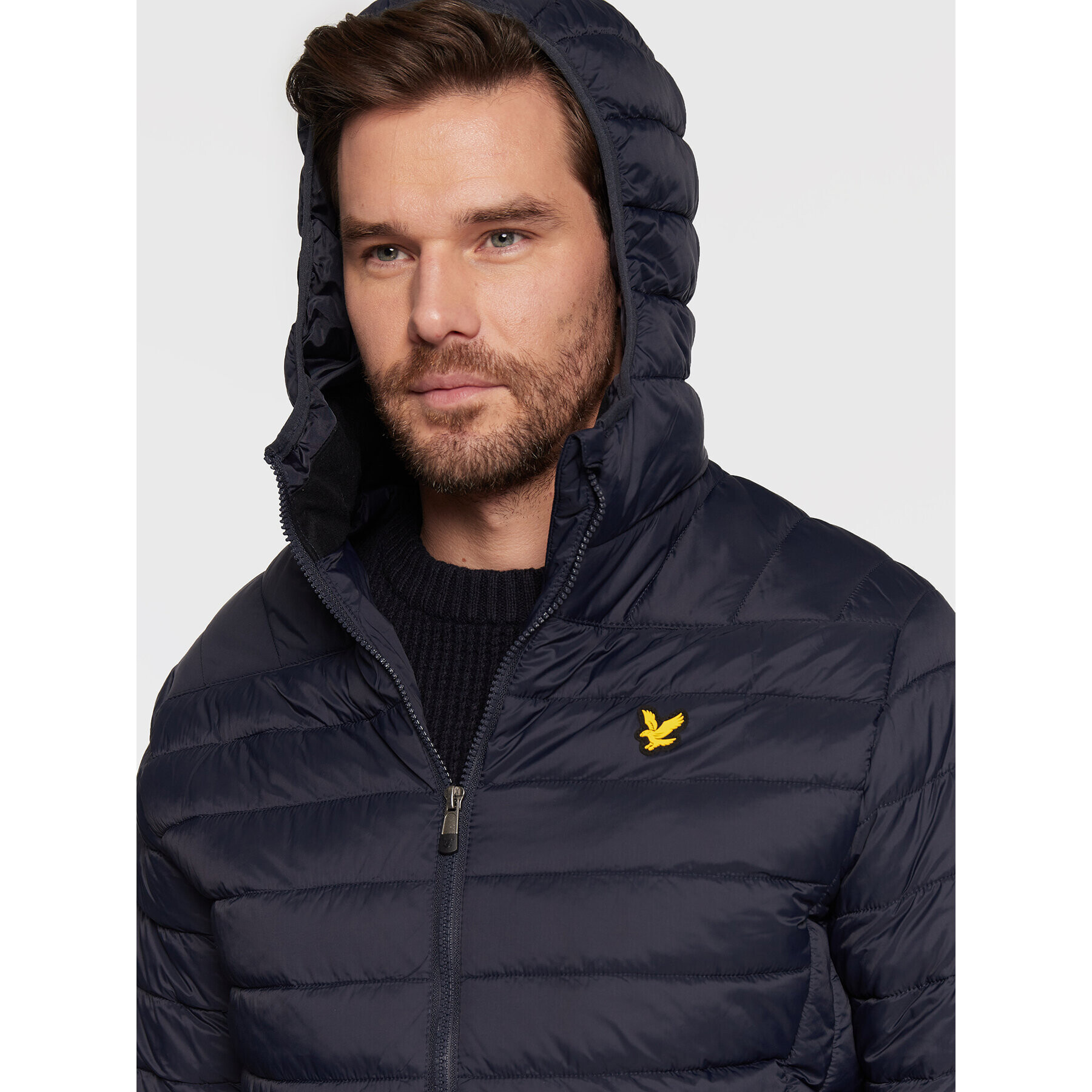 Lyle & Scott Пухено яке JK1377SP Тъмносин Regular Fit - Pepit.bg