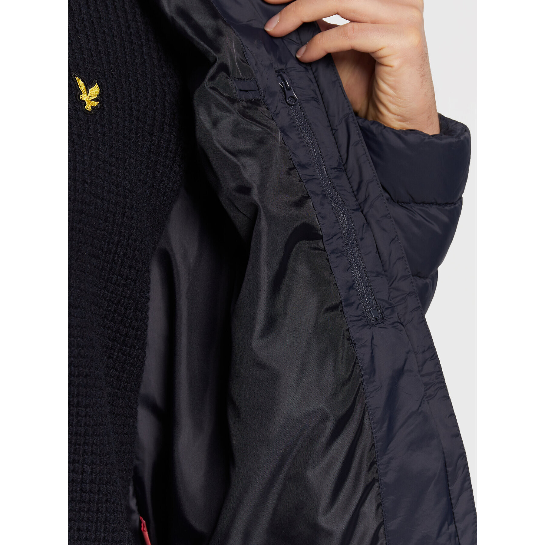 Lyle & Scott Пухено яке JK1377SP Тъмносин Regular Fit - Pepit.bg