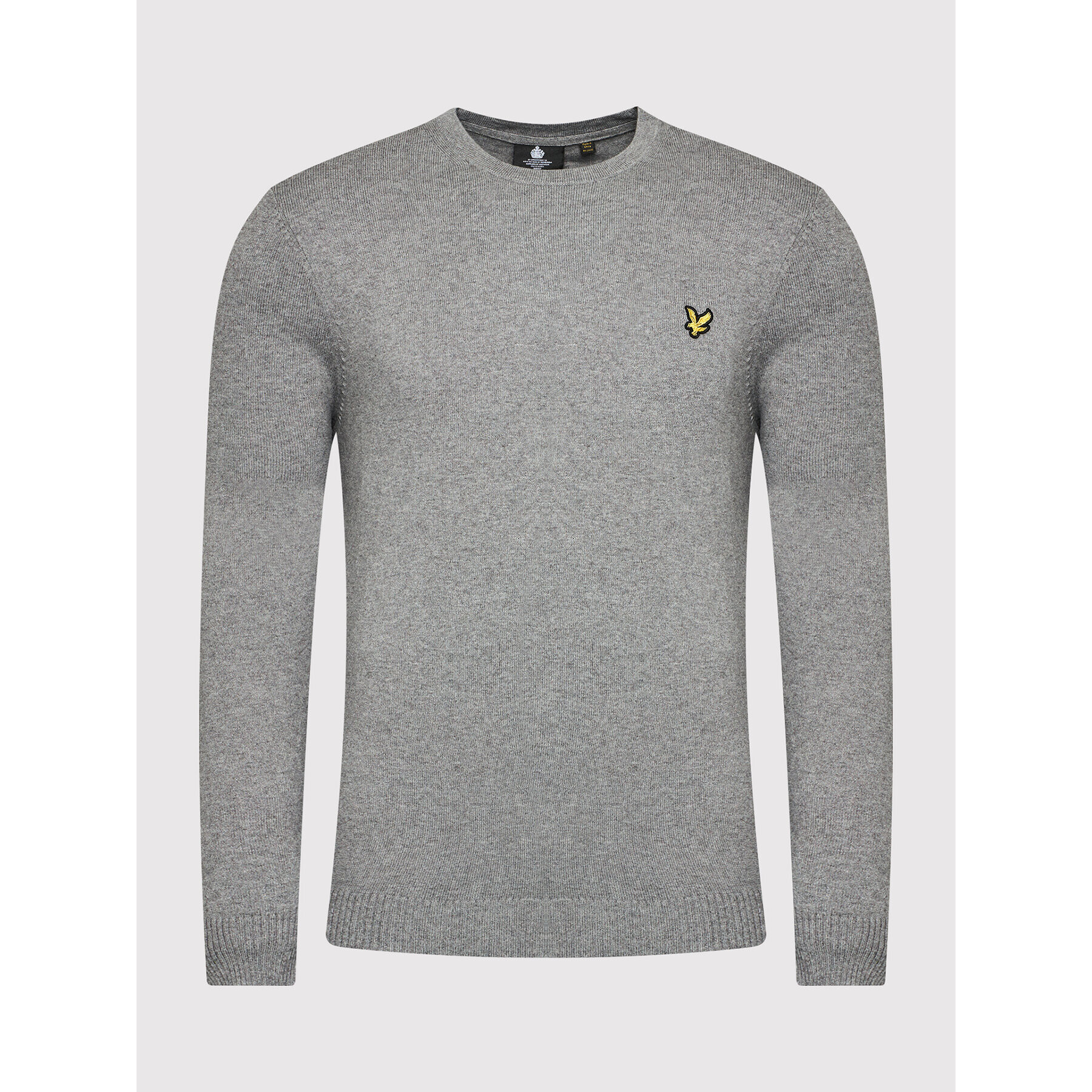 Lyle & Scott Пуловер Crew KN400VC Сив Regular Fit - Pepit.bg
