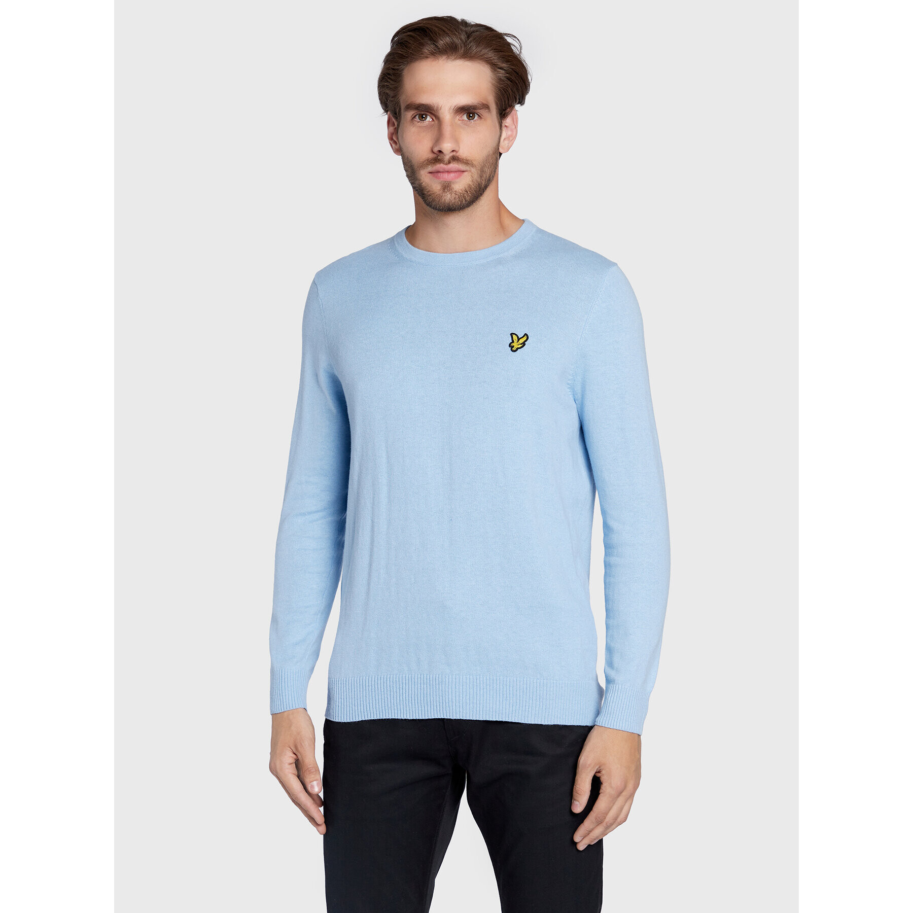 Lyle & Scott Пуловер KN400VC Син Regular Fit - Pepit.bg