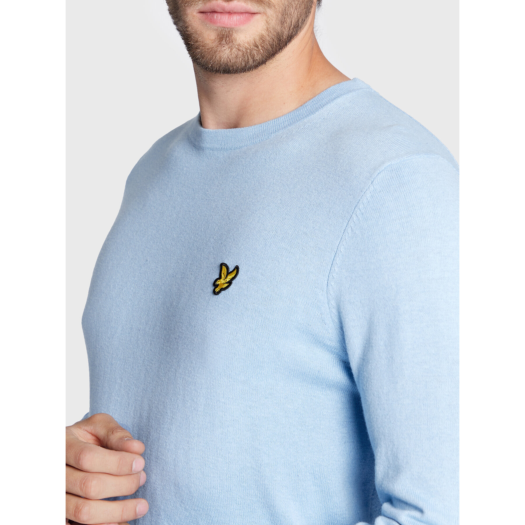 Lyle & Scott Пуловер KN400VC Син Regular Fit - Pepit.bg