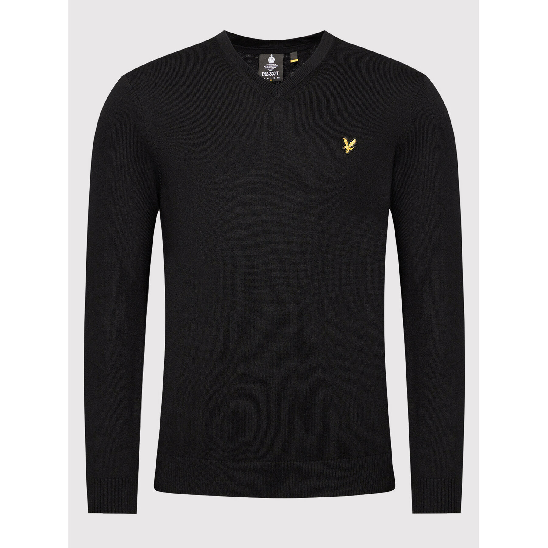 Lyle & Scott Пуловер KN401VC Черен Slim Fit - Pepit.bg