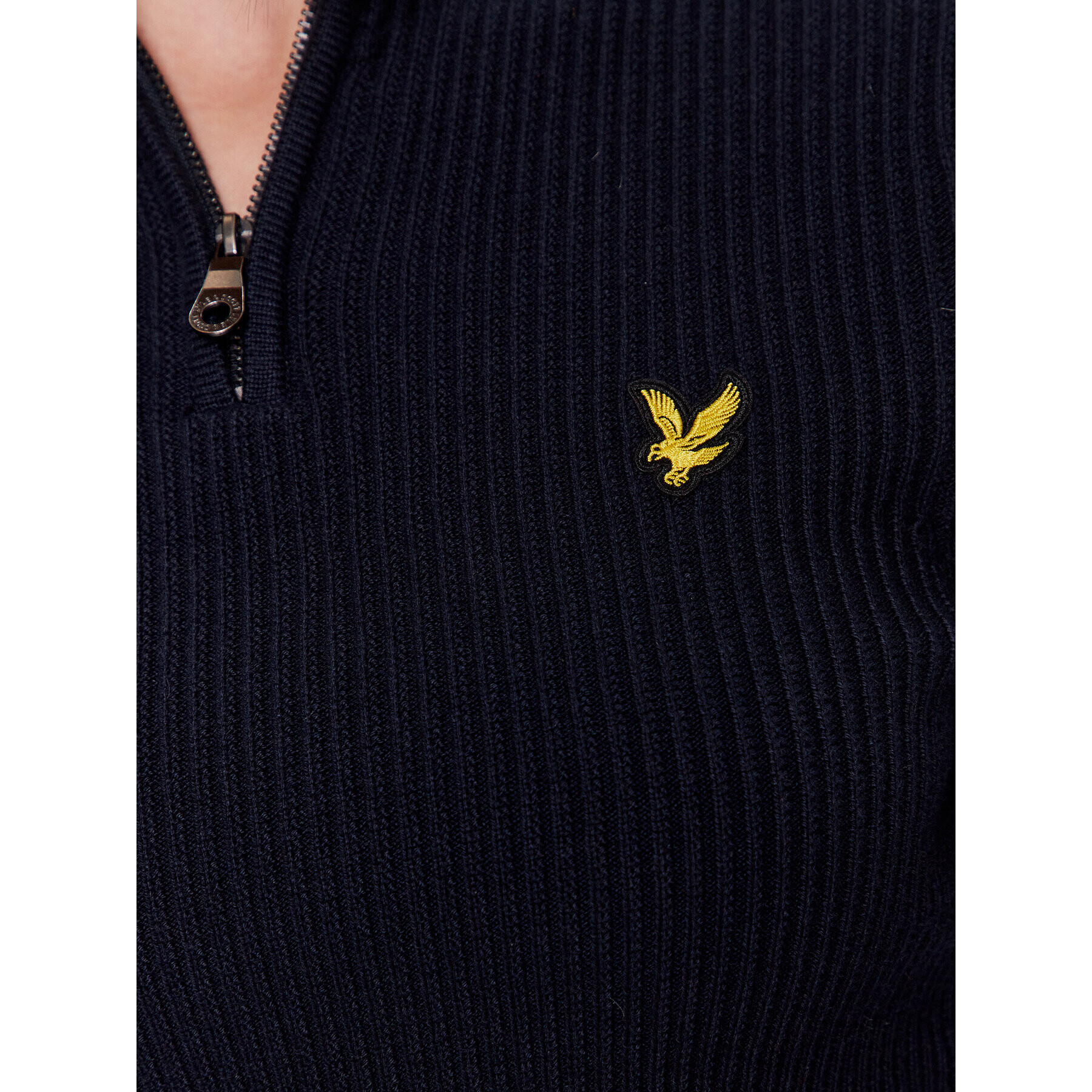 Lyle & Scott Пуловер KNW1801V Тъмносин Regular Fit - Pepit.bg