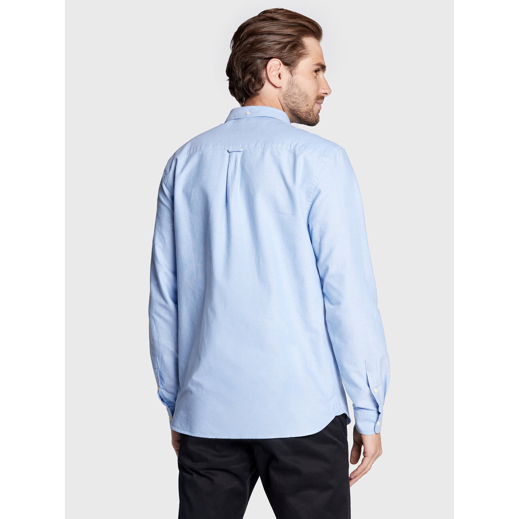 Lyle & Scott Риза Oxford LW1302VOG Син Regular Fit - Pepit.bg