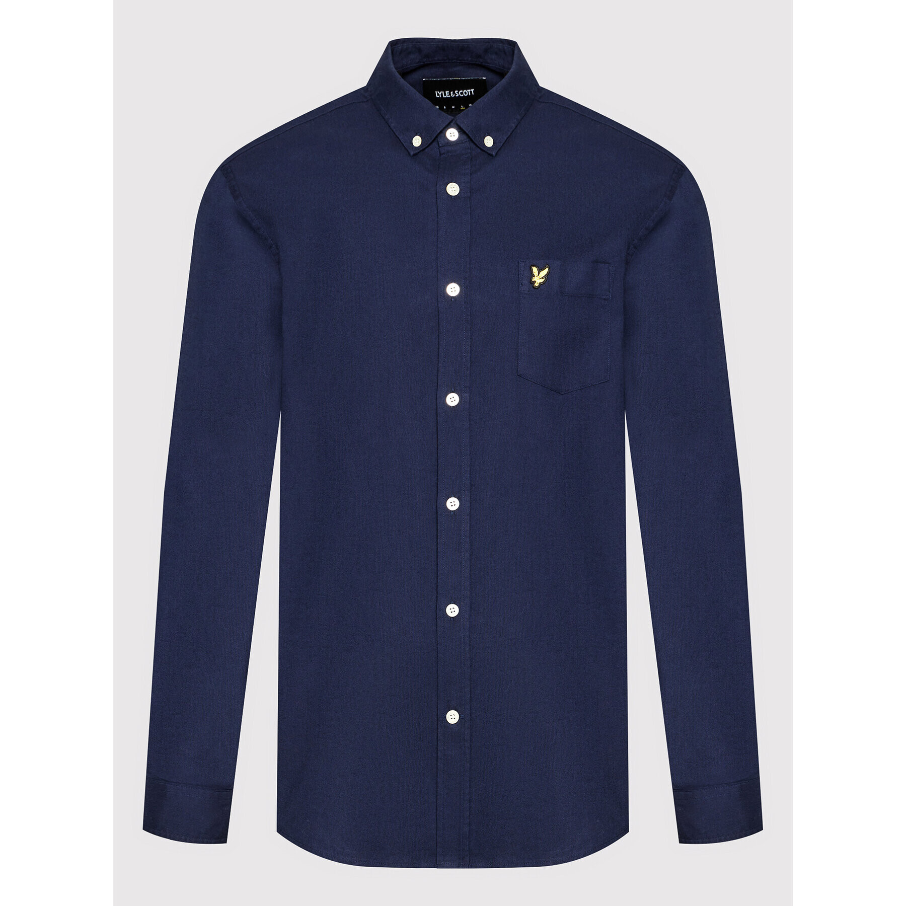 Lyle & Scott Риза Oxford LW1302VTR Тъмносин Regular Fit - Pepit.bg