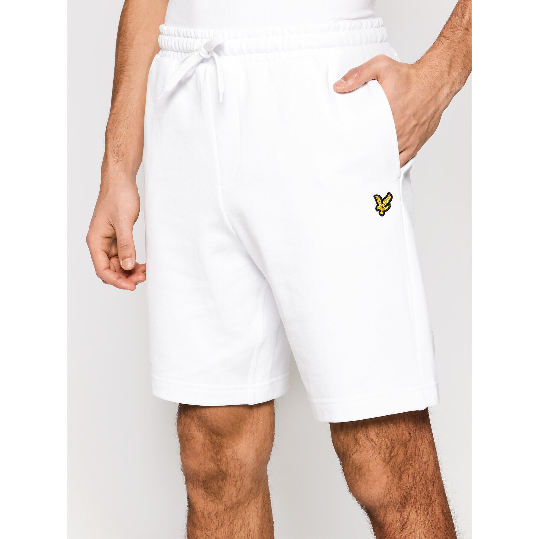 Lyle & Scott Спортни шорти ML414VTR Бял Regular Fit - Pepit.bg