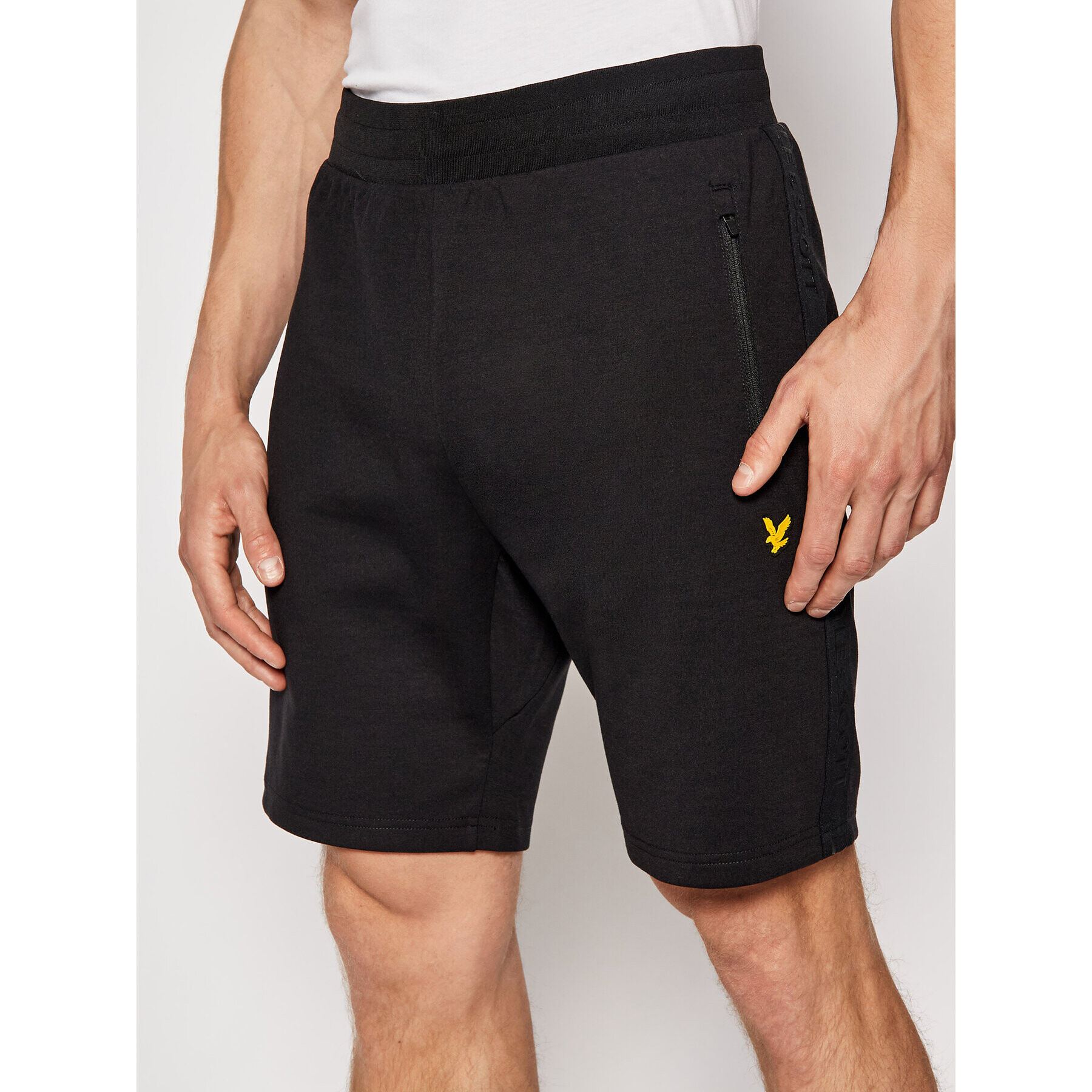 Lyle & Scott Спортни шорти Side Tape SH1480SP Черен Regular Fit - Pepit.bg