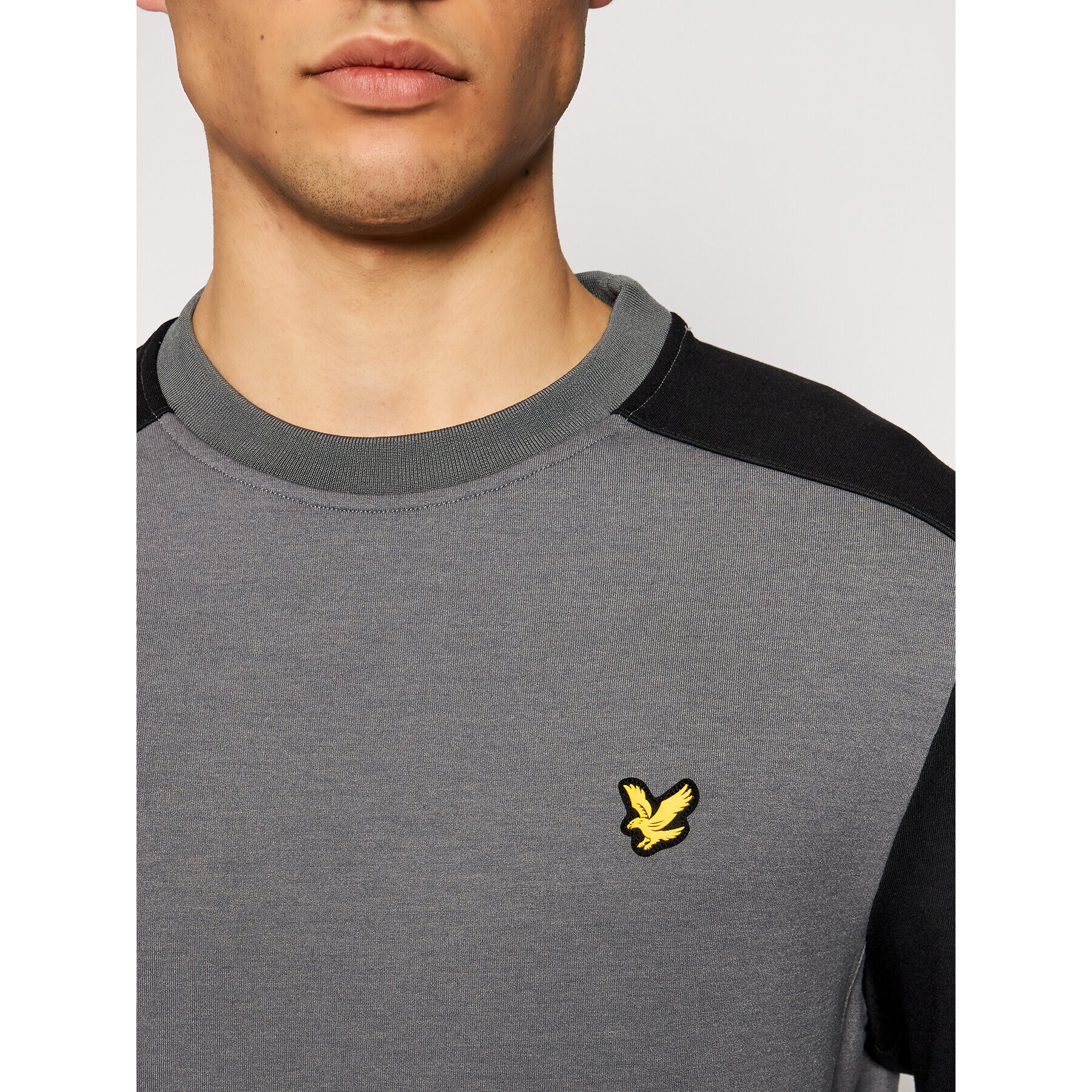 Lyle & Scott Суитшърт Block ML1480SP Сив Regular Fit - Pepit.bg