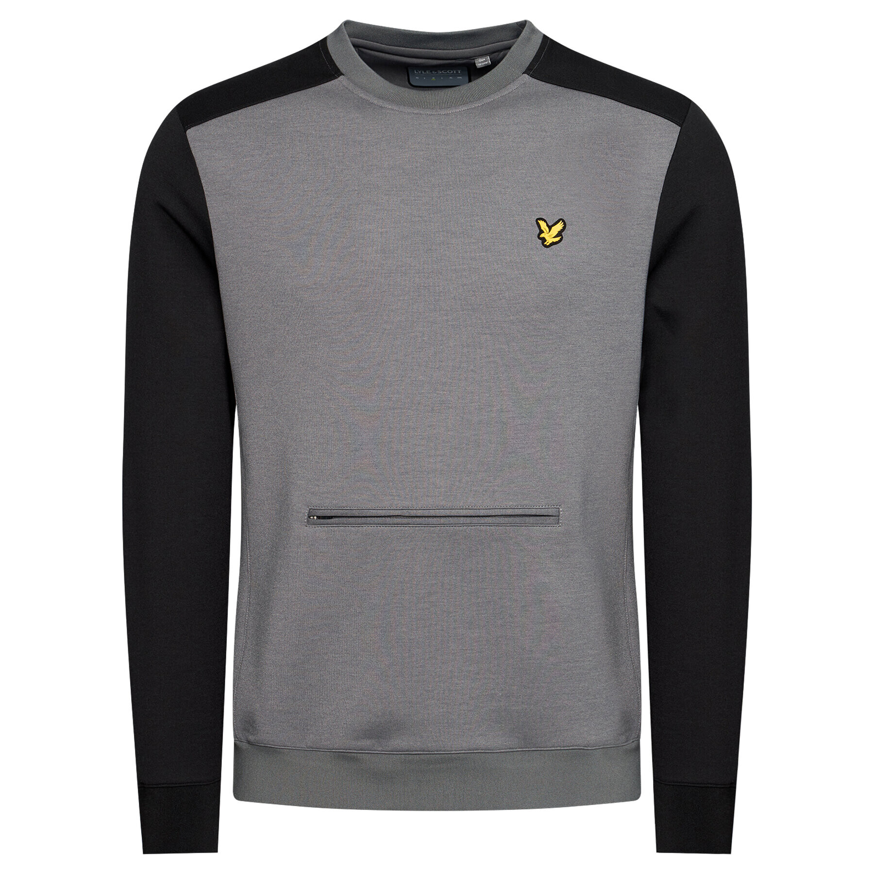 Lyle & Scott Суитшърт Block ML1480SP Сив Regular Fit - Pepit.bg