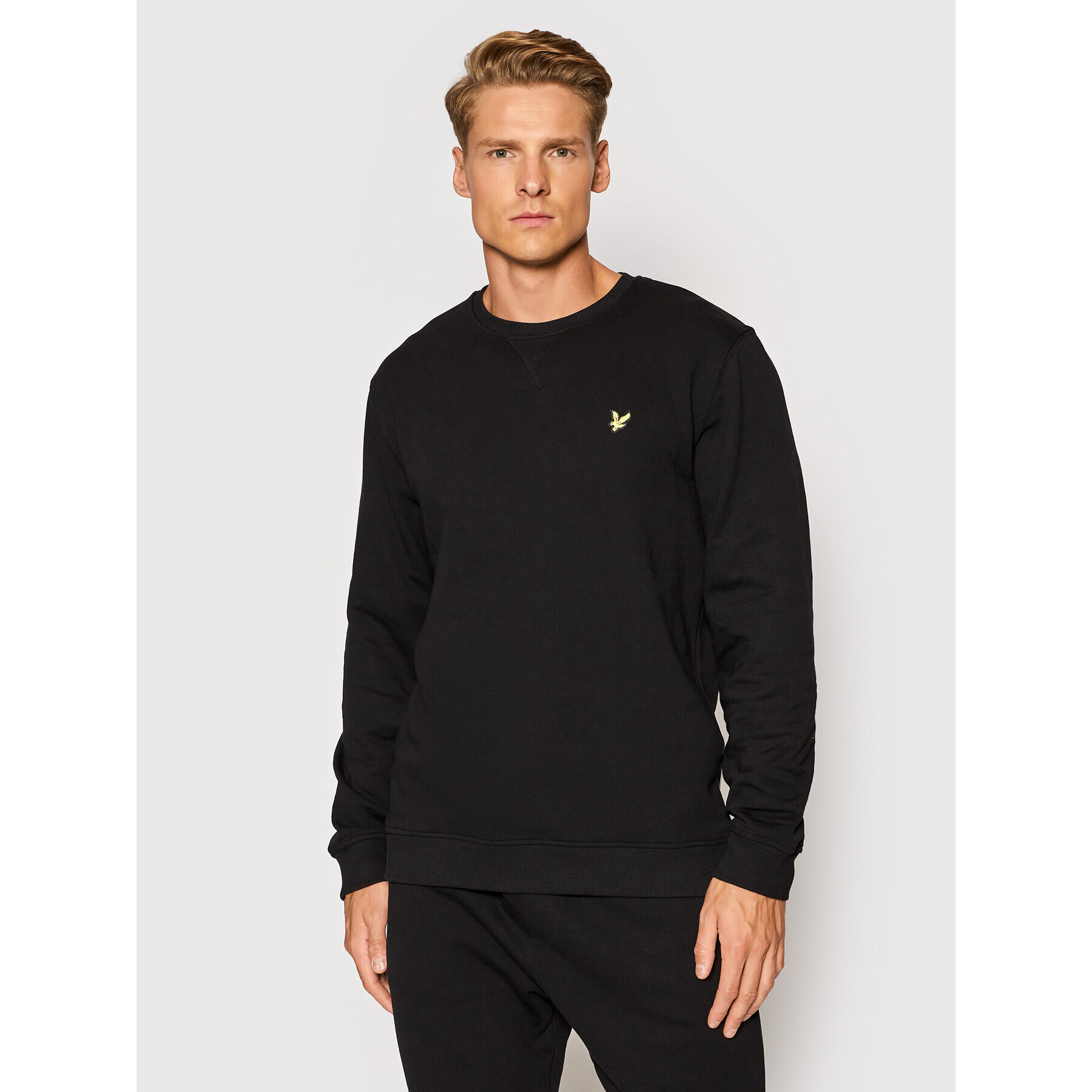 Lyle & Scott Суитшърт Crew Neck ML424VOG Черен Regular Fit - Pepit.bg