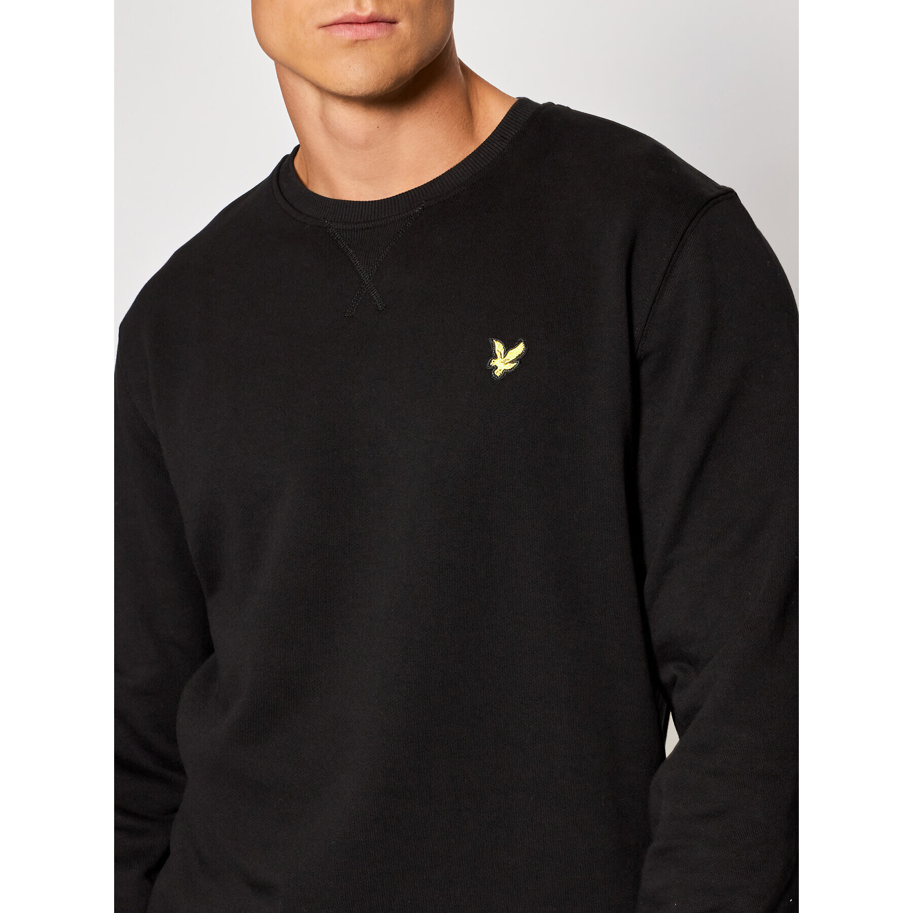 Lyle & Scott Суитшърт Crew Neck ML424VOG Черен Regular Fit - Pepit.bg