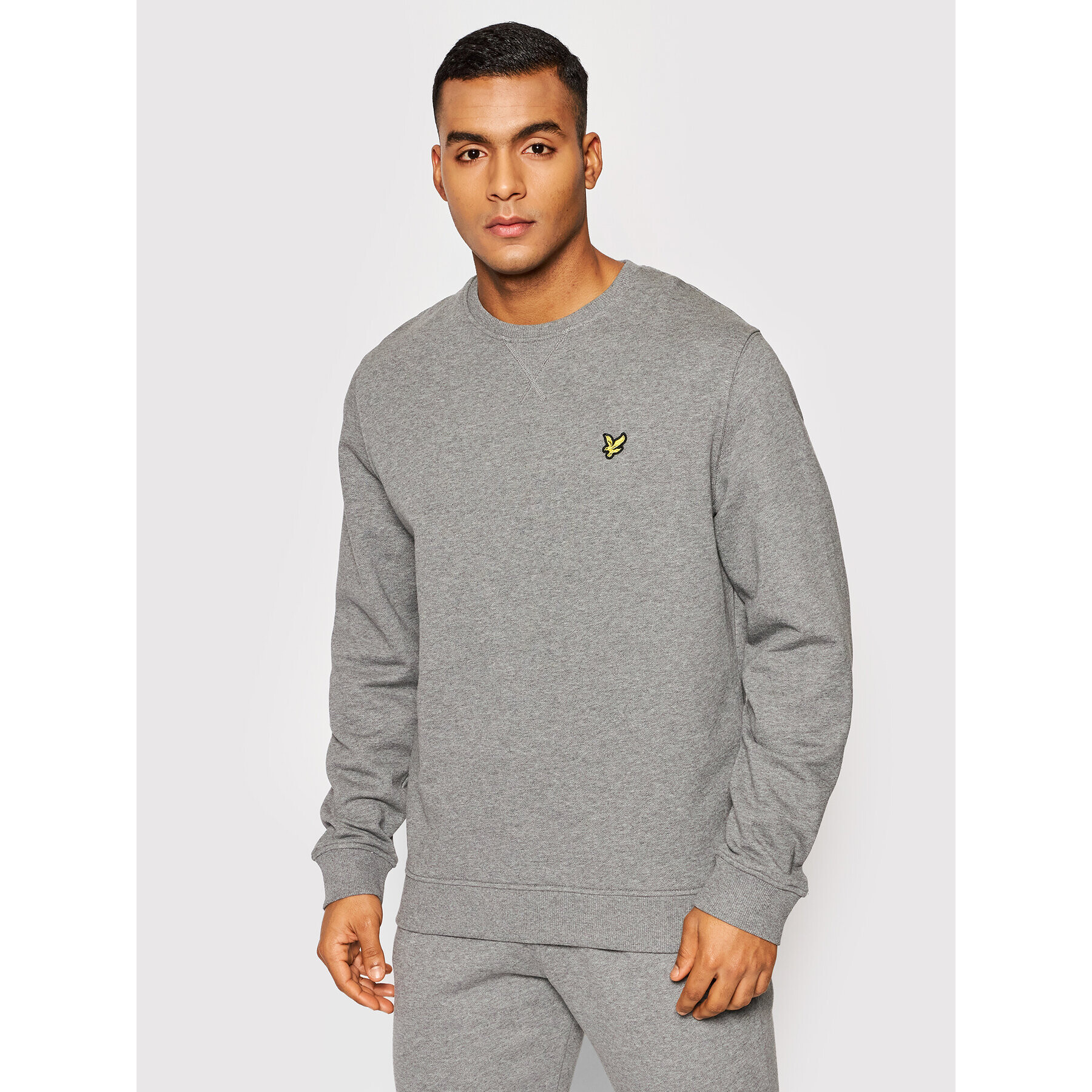 Lyle & Scott Суитшърт Crew Neck ML424VOG Сив Regular Fit - Pepit.bg