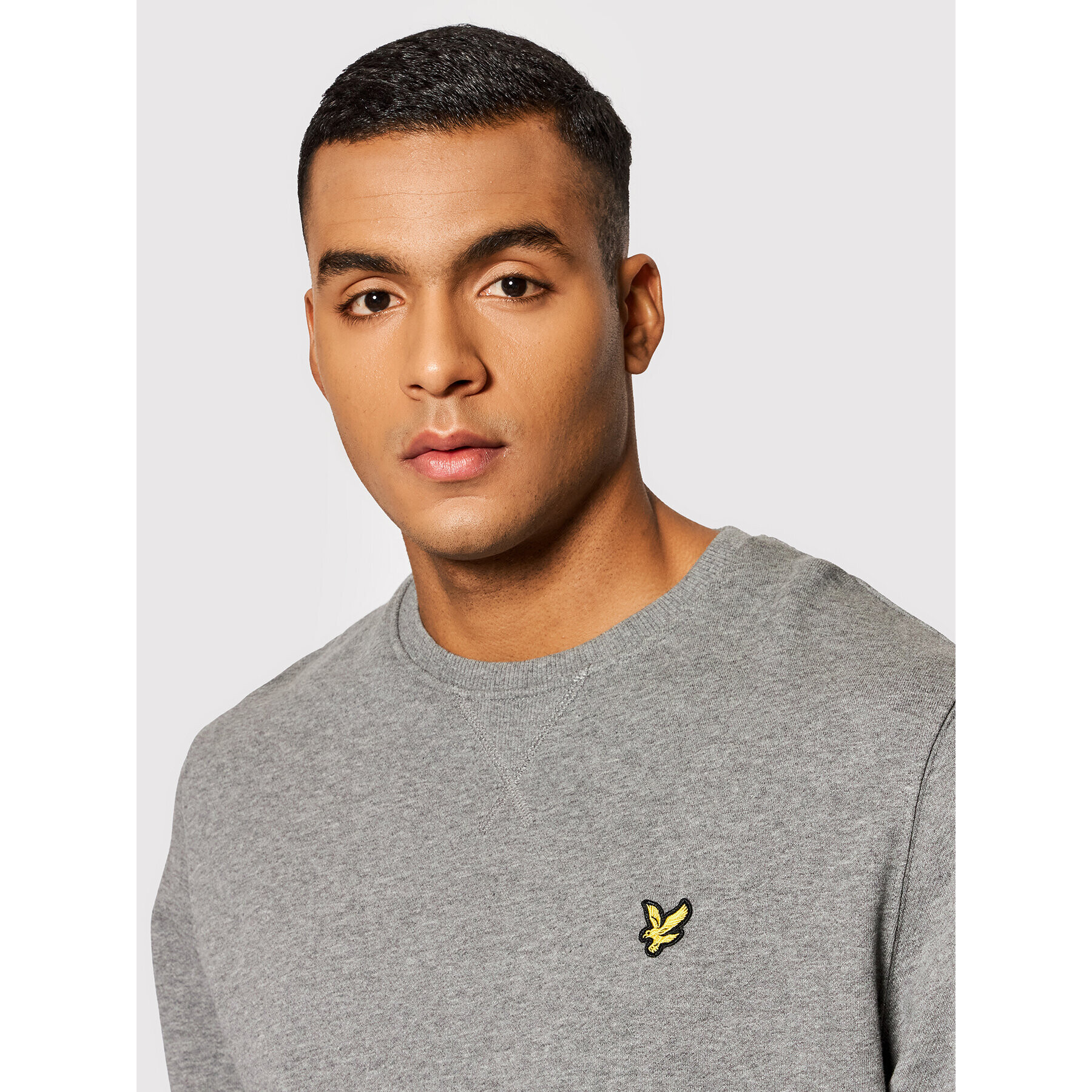 Lyle & Scott Суитшърт Crew Neck ML424VOG Сив Regular Fit - Pepit.bg