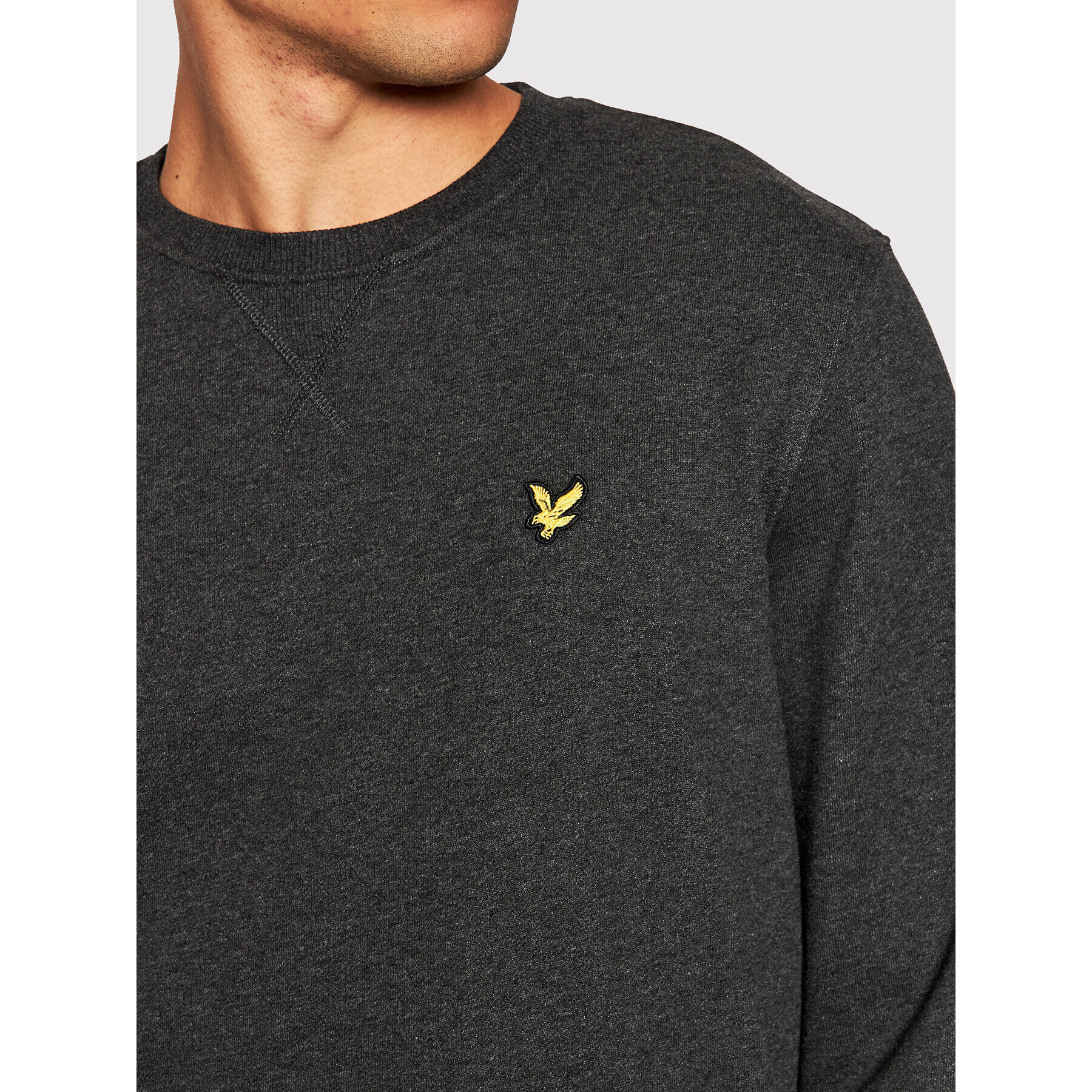 Lyle & Scott Суитшърт Crew Neck ML424VOG Сив Regular Fit - Pepit.bg