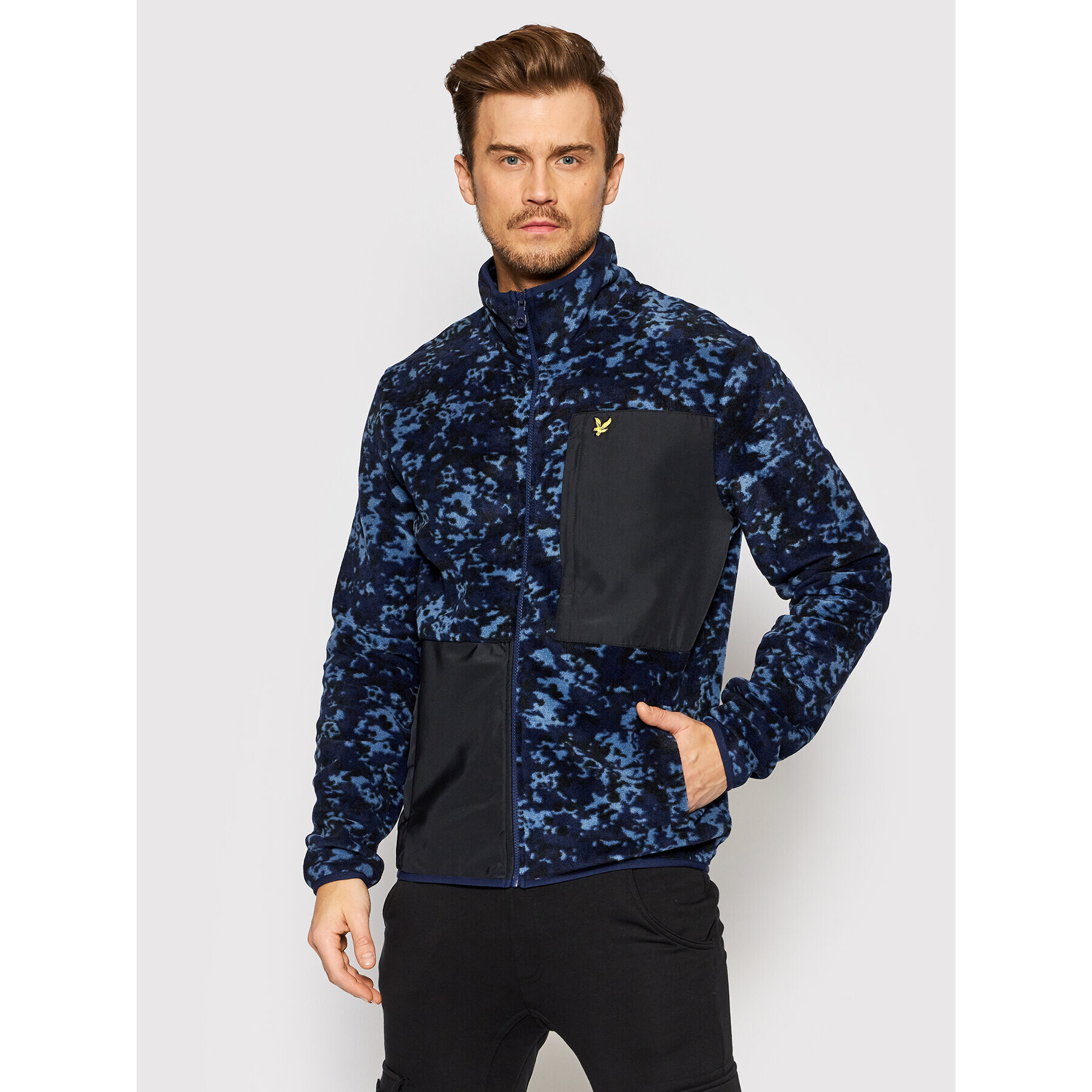 Lyle & Scott Суитшърт Earth ML1514V Тъмносин Regular Fit - Pepit.bg