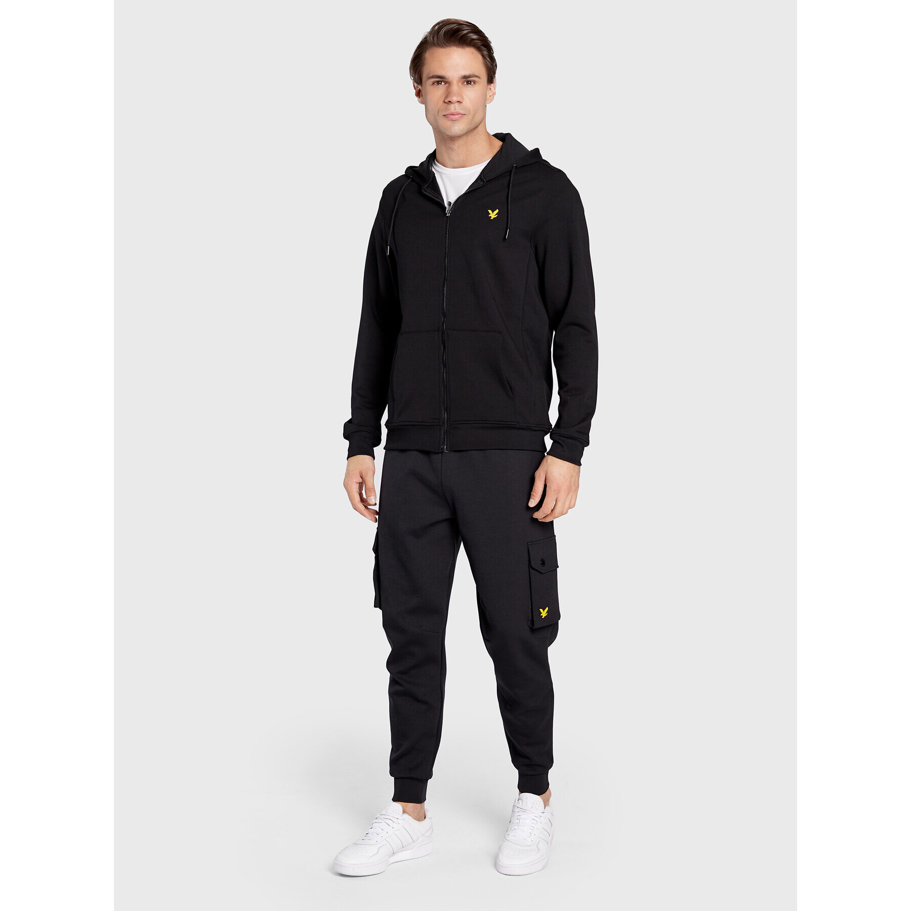 Lyle & Scott Суитшърт Fly Fleece ML1485SPTR Черен Regular Fit - Pepit.bg