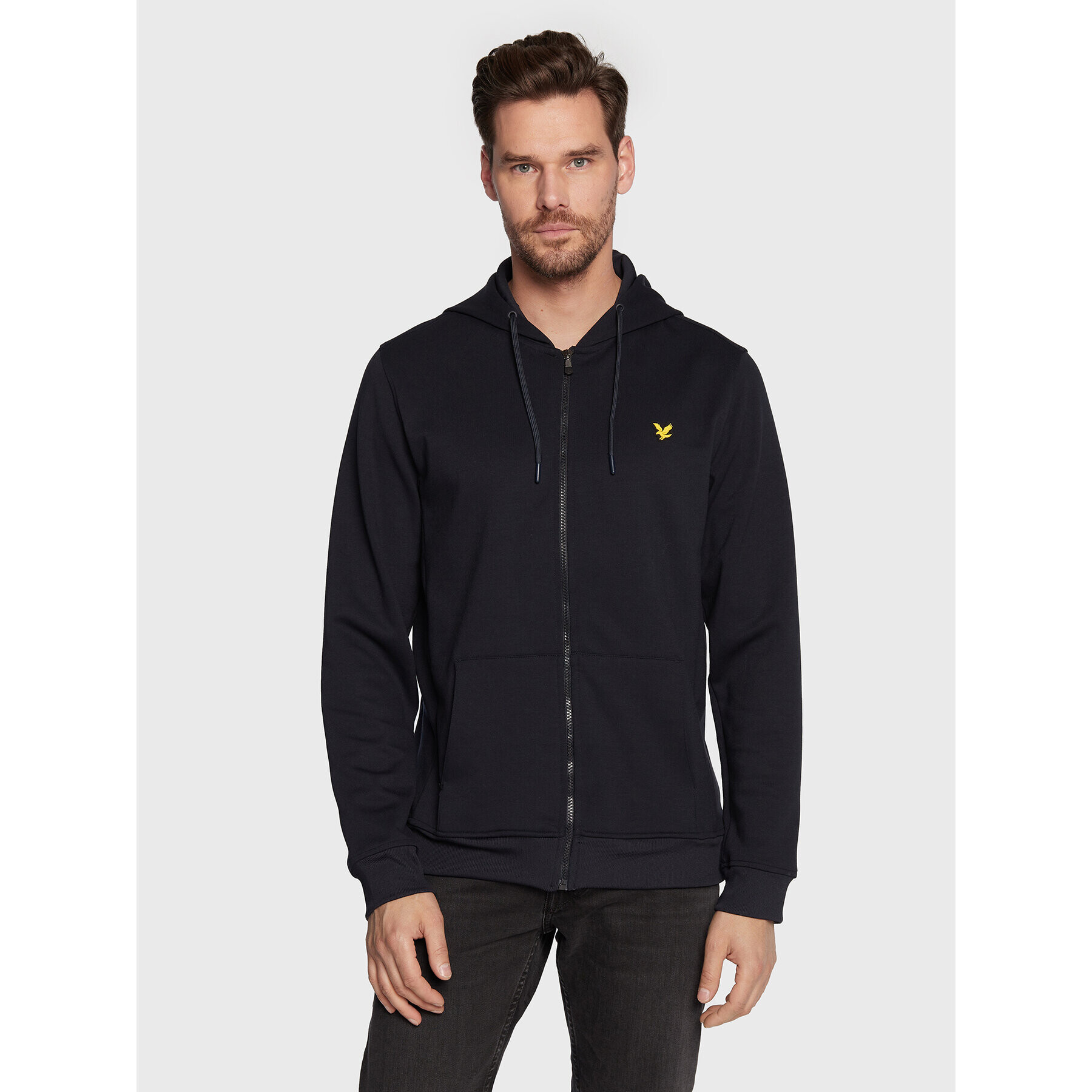 Lyle & Scott Суитшърт Full Zip Fly ML1485SPTR Тъмносин Regular Fit - Pepit.bg