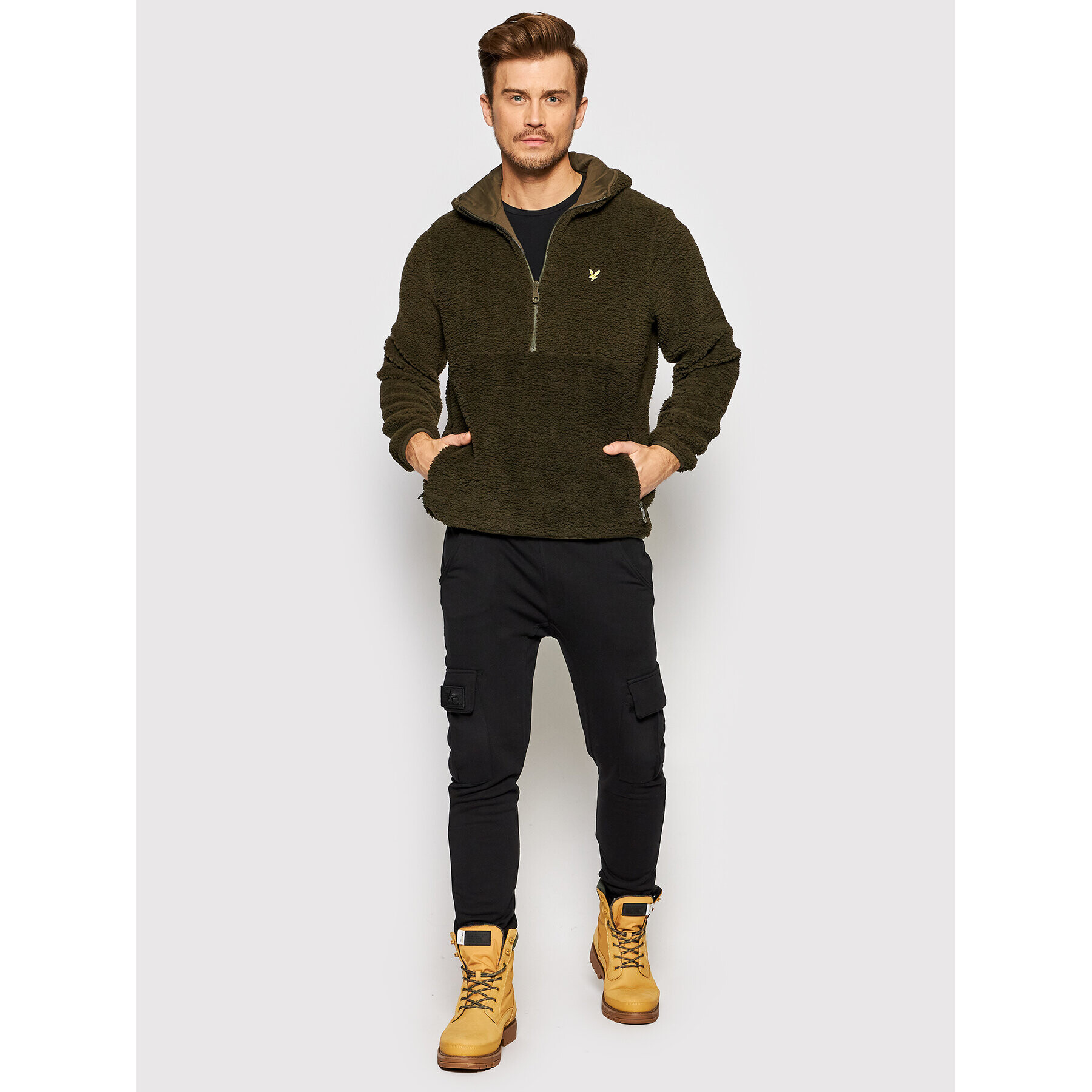 Lyle & Scott Суитшърт ML1513V Зелен Regular Fit - Pepit.bg