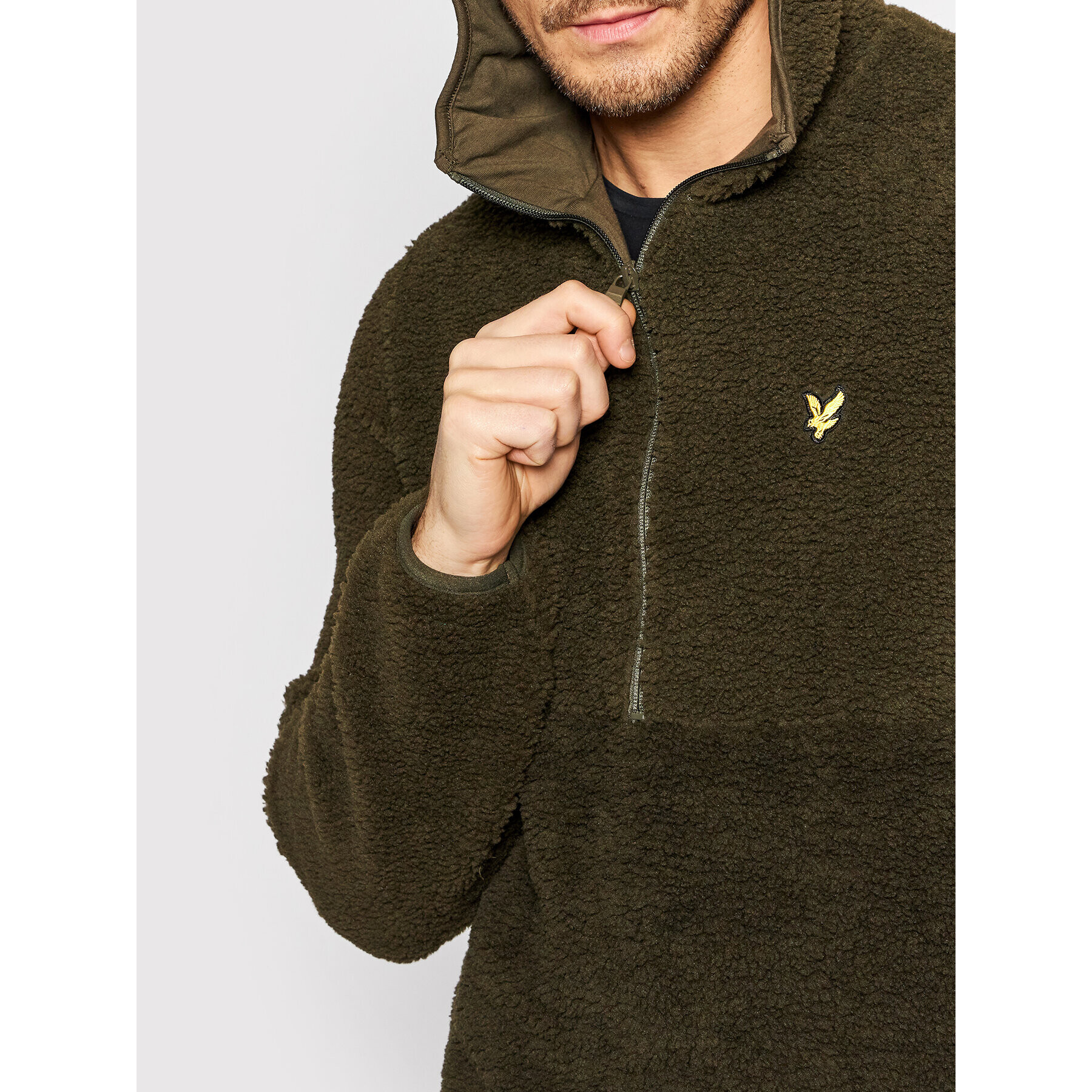 Lyle & Scott Суитшърт ML1513V Зелен Regular Fit - Pepit.bg