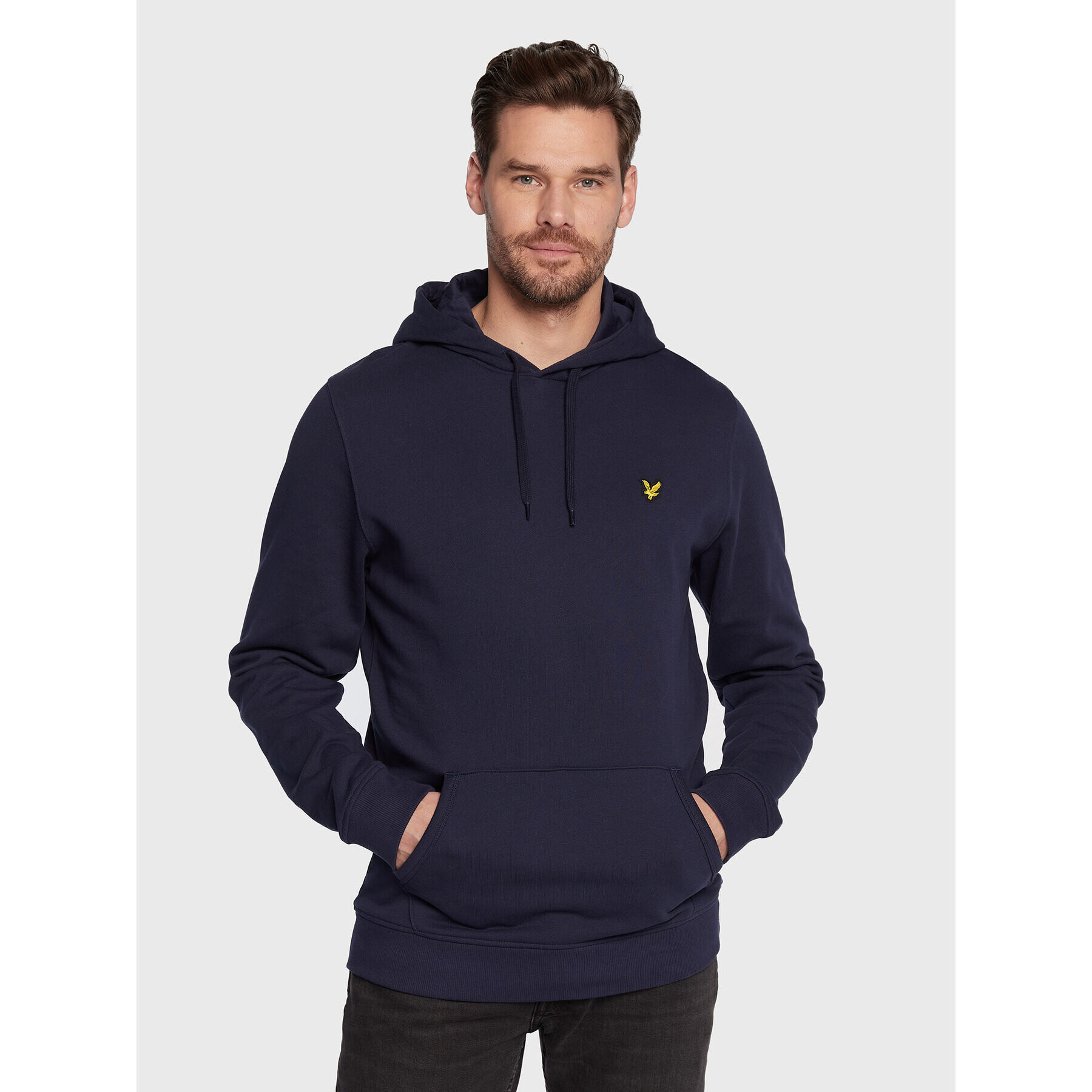 Lyle & Scott Суитшърт ML416VOG Тъмносин Regular Fit - Pepit.bg