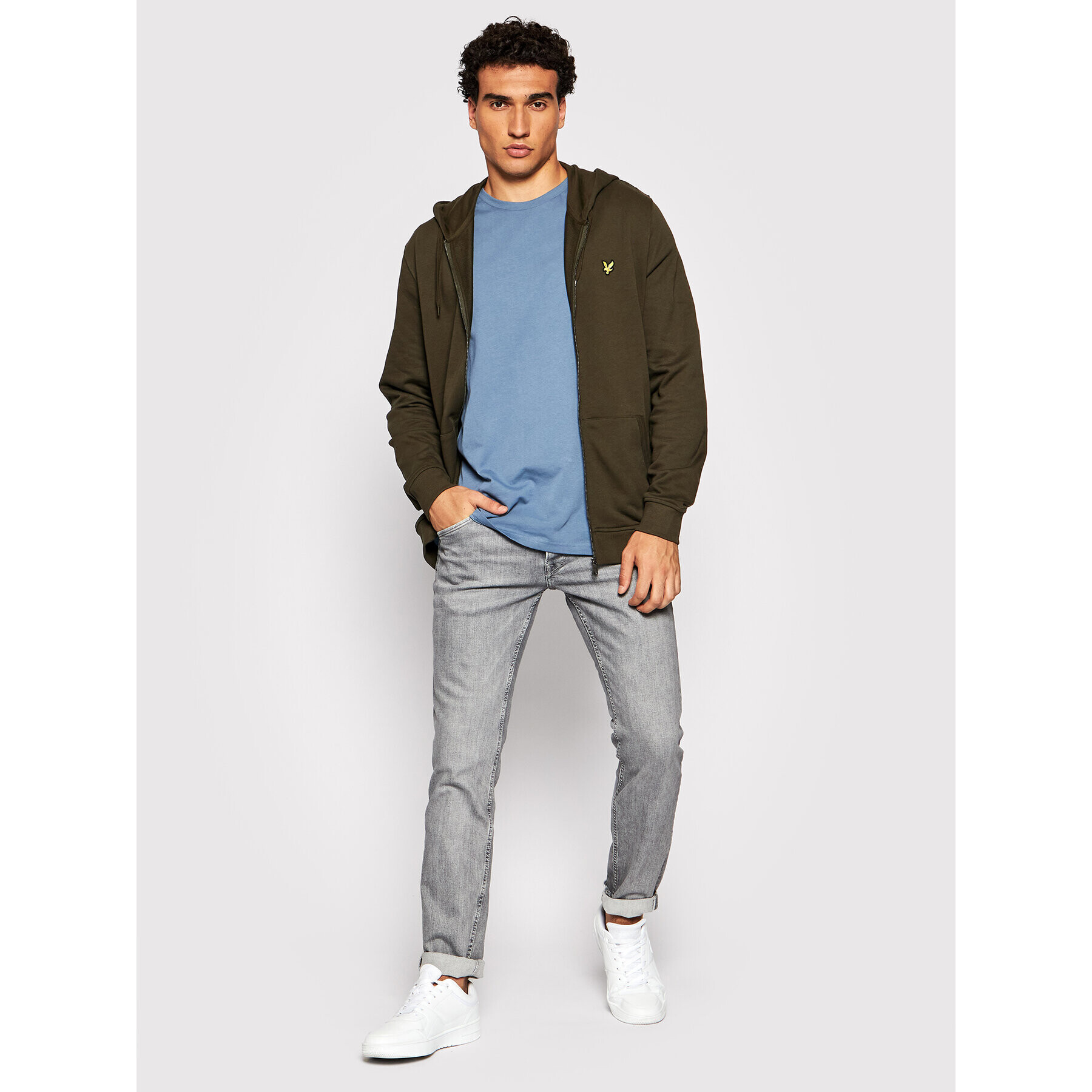 Lyle & Scott Суитшърт ML420VOG Зелен Regular Fit - Pepit.bg