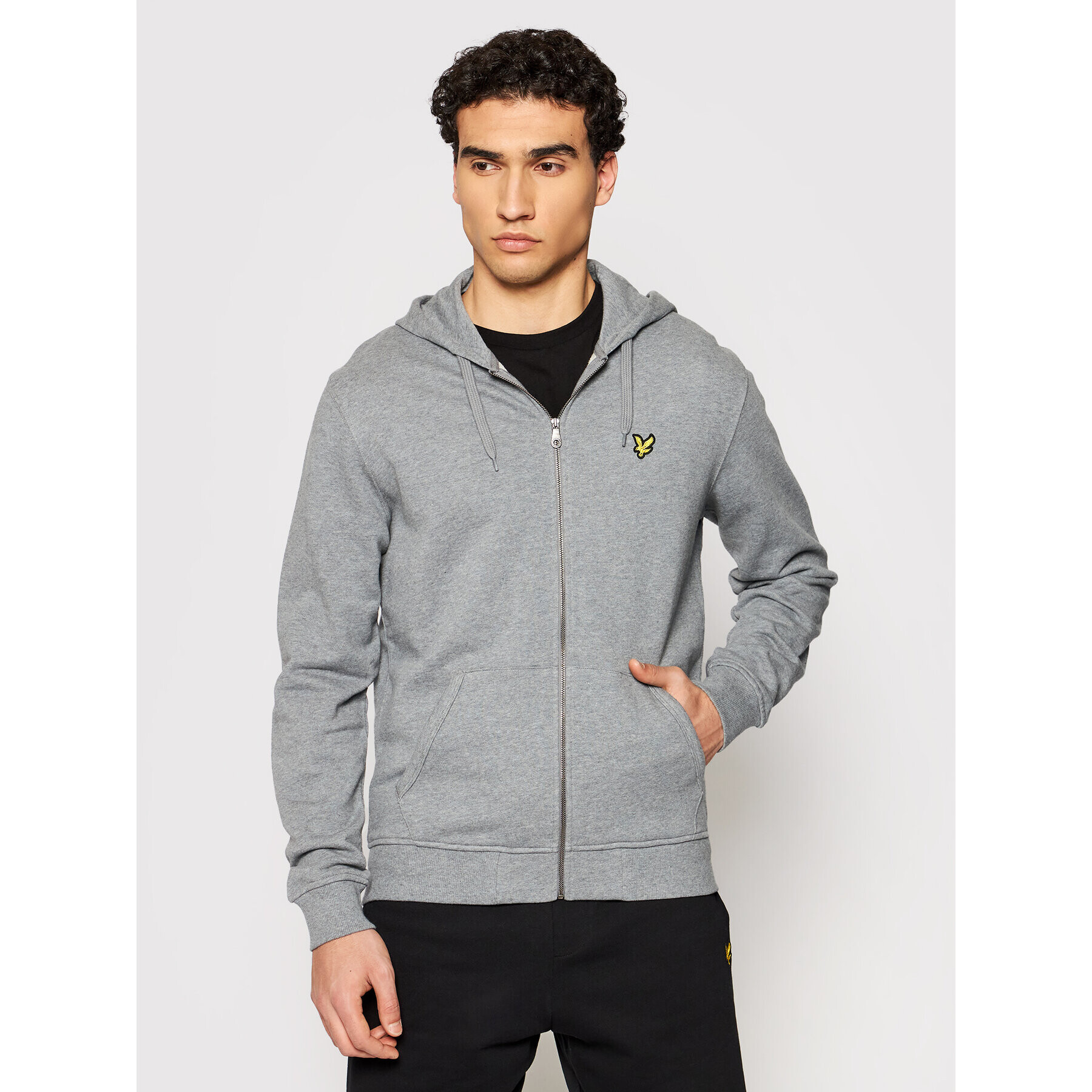 Lyle & Scott Суитшърт ML420VTR Сив Regular Fit - Pepit.bg