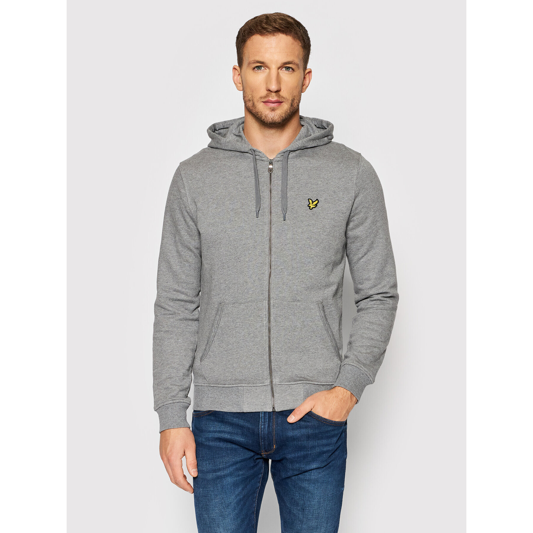 Lyle & Scott Суитшърт ML420VTR Сив Regular Fit - Pepit.bg