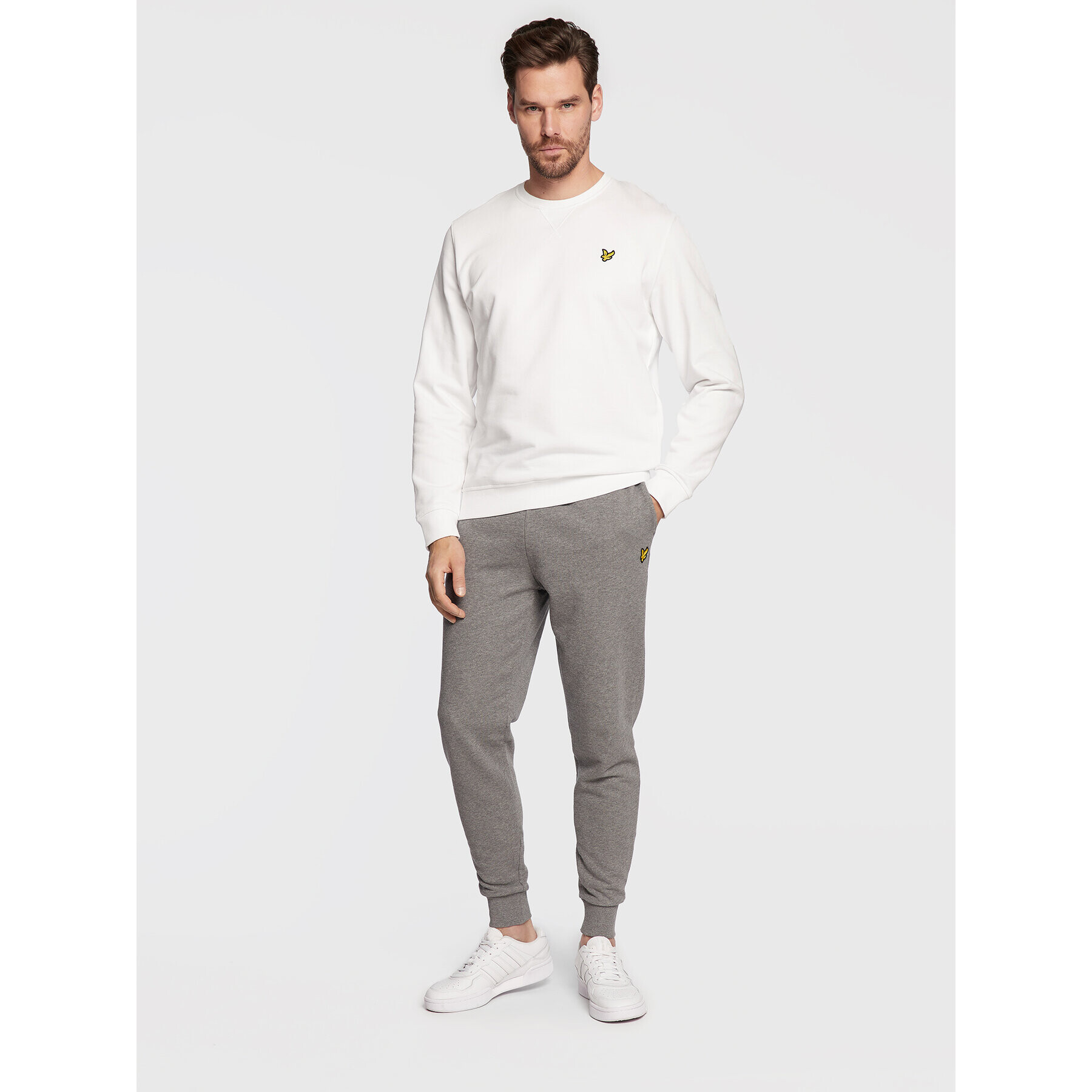Lyle & Scott Суитшърт ML424VOG Бял Regular Fit - Pepit.bg