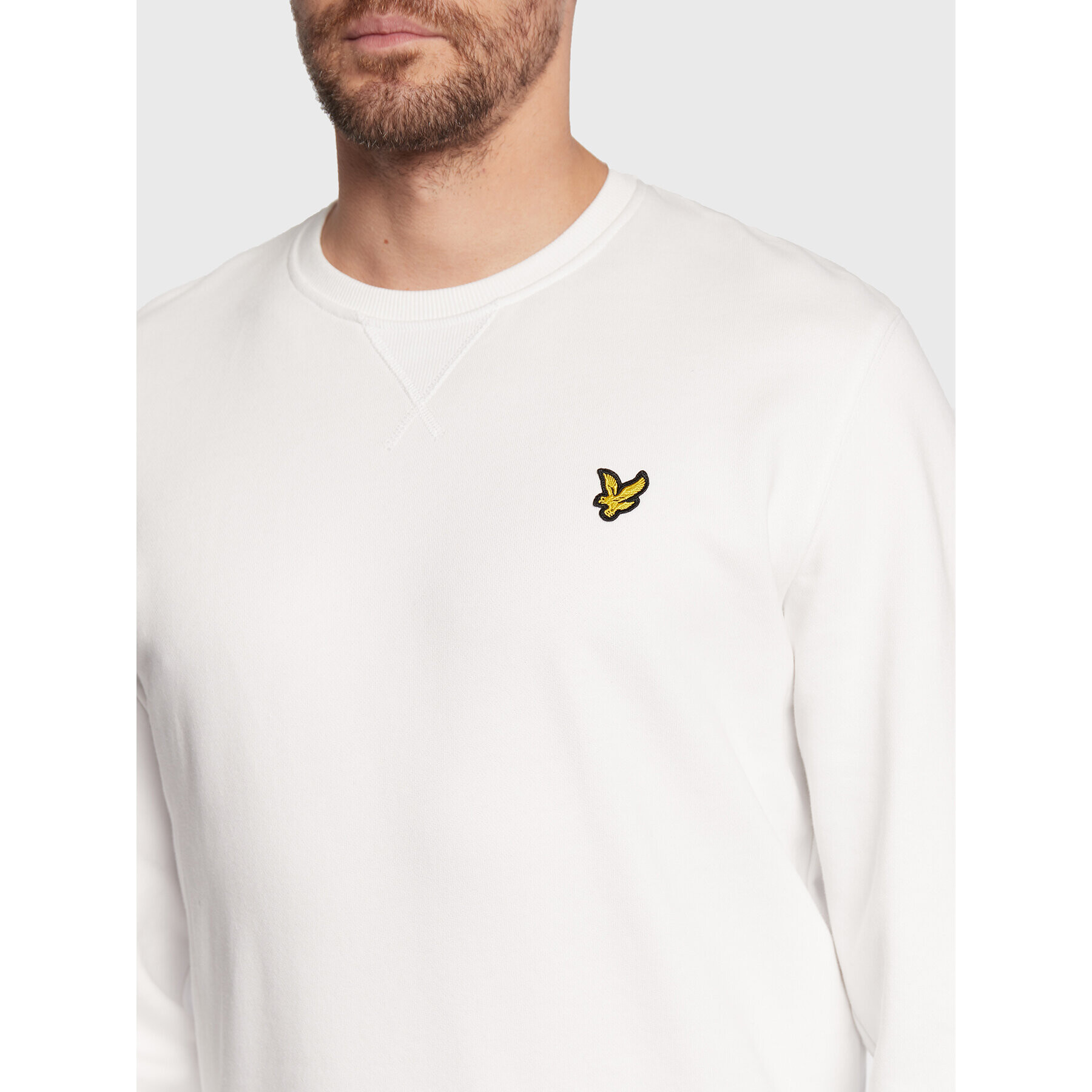 Lyle & Scott Суитшърт ML424VOG Бял Regular Fit - Pepit.bg
