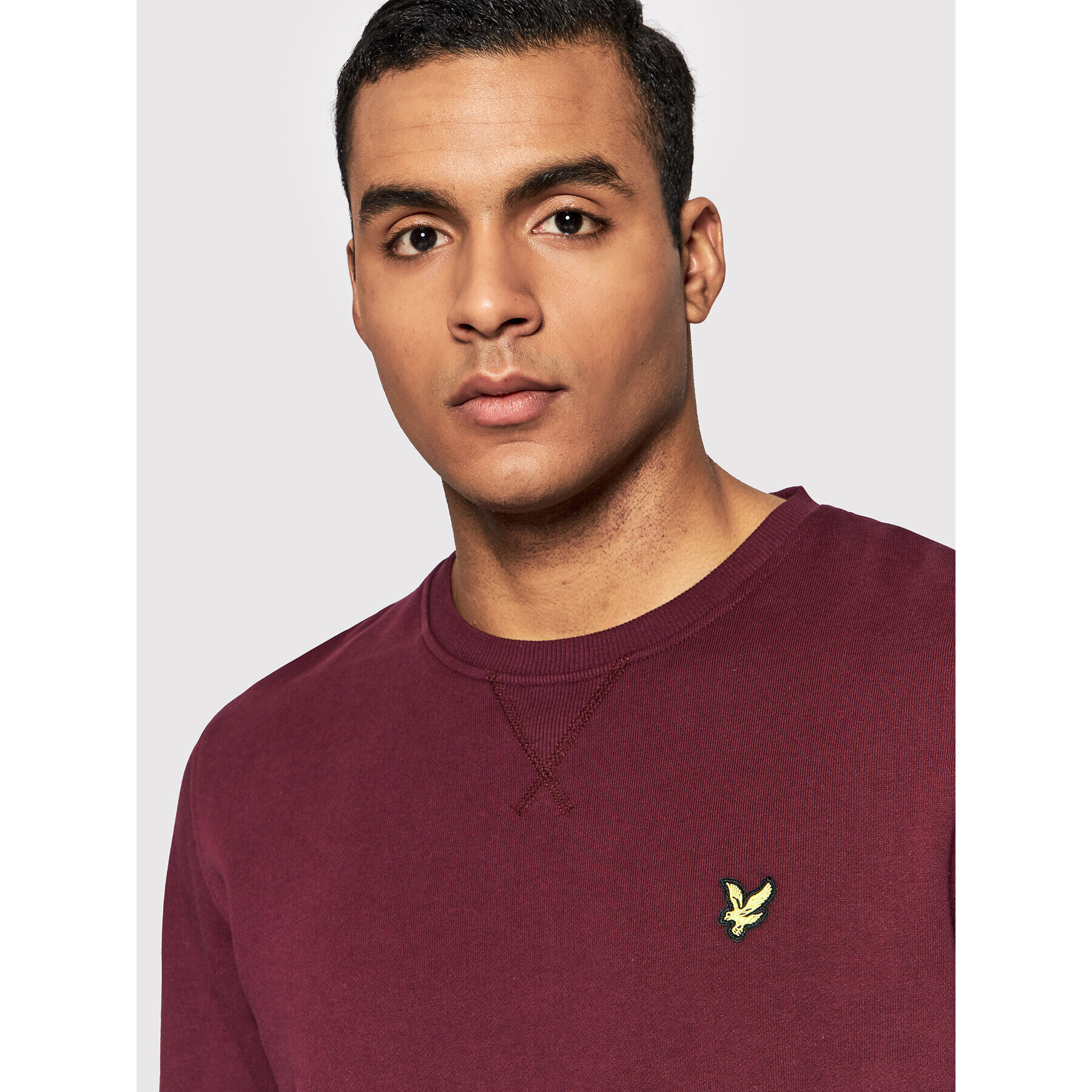 Lyle & Scott Суитшърт ML424VOG Бордо Regular Fit - Pepit.bg