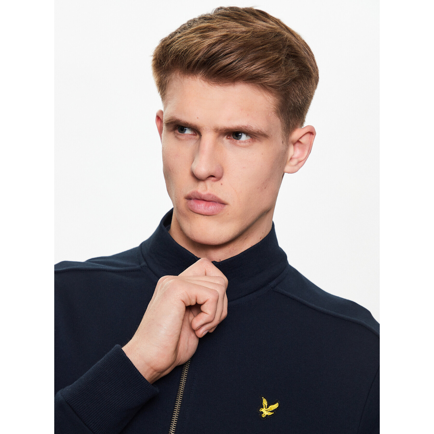 Lyle & Scott Суитшърт Track Top ML1690V Тъмносин Regular Fit - Pepit.bg