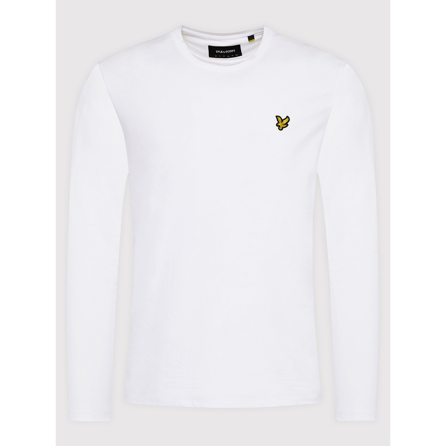 Lyle & Scott Тениска с дълъг ръкав Plain TS512VOG Бял Regular Fit - Pepit.bg