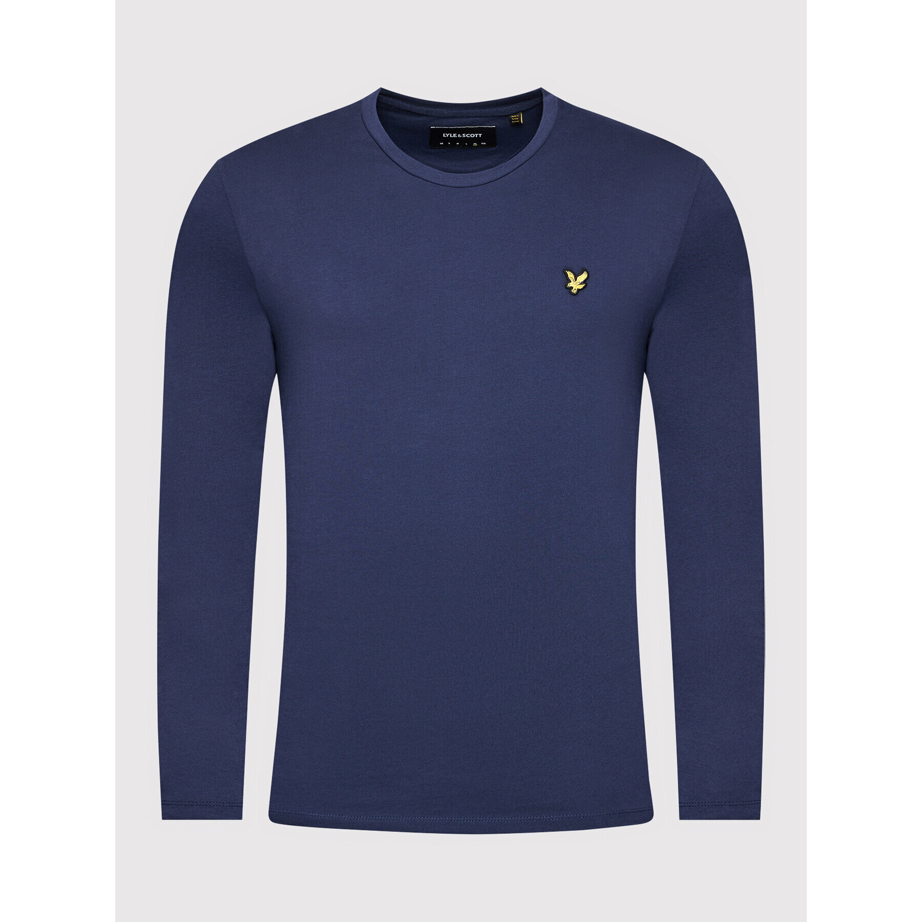 Lyle & Scott Тениска с дълъг ръкав Plain TS512VOG Тъмносин Regular Fit - Pepit.bg