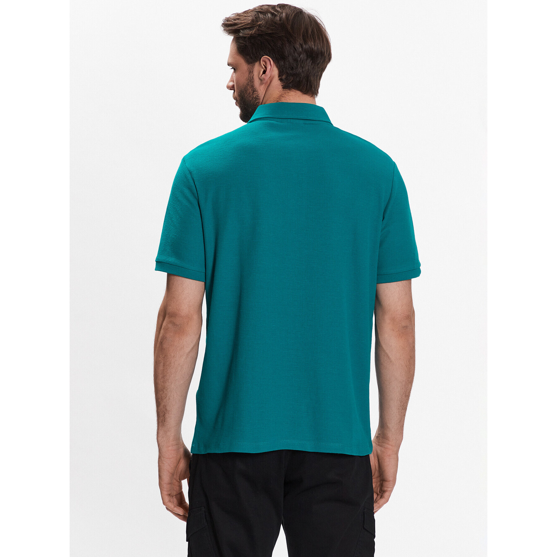 Lyle & Scott Тениска с яка и копчета Milano Trim Polo Shirt SP1812V Син Regular Fit - Pepit.bg