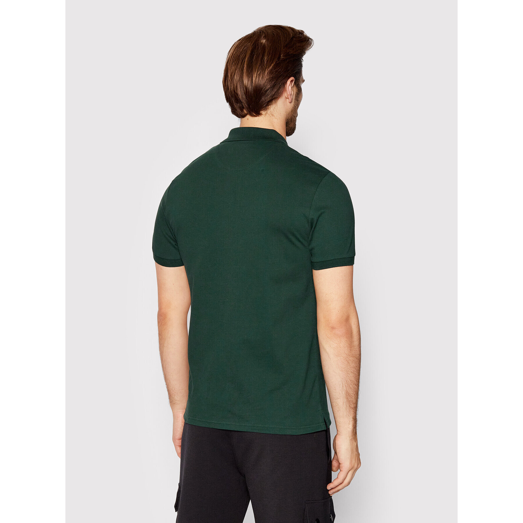 Lyle & Scott Тениска с яка и копчета Plain SP400VOG Зелен Regular Fit - Pepit.bg